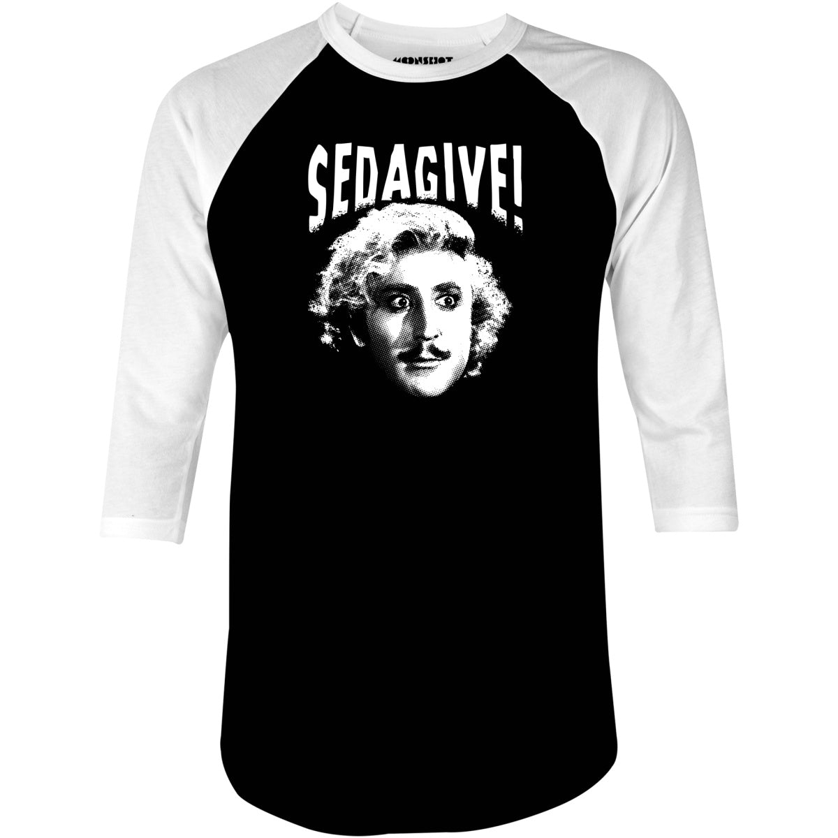 Sedagive! - 3/4 Sleeve Raglan T-Shirt