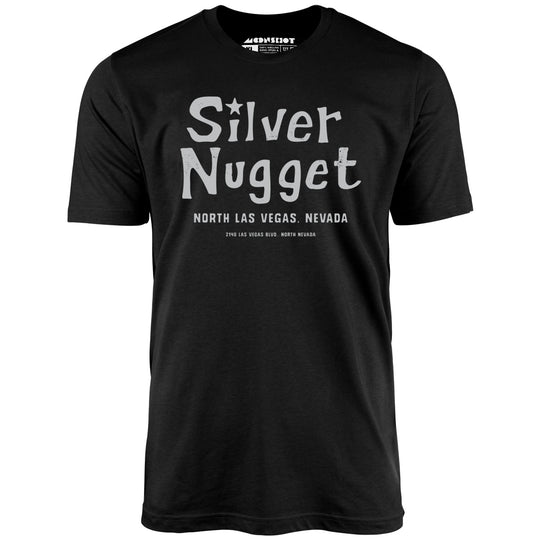 Silver Nugget v2 - Vintage Las Vegas - Black - Unisex T-Shirt