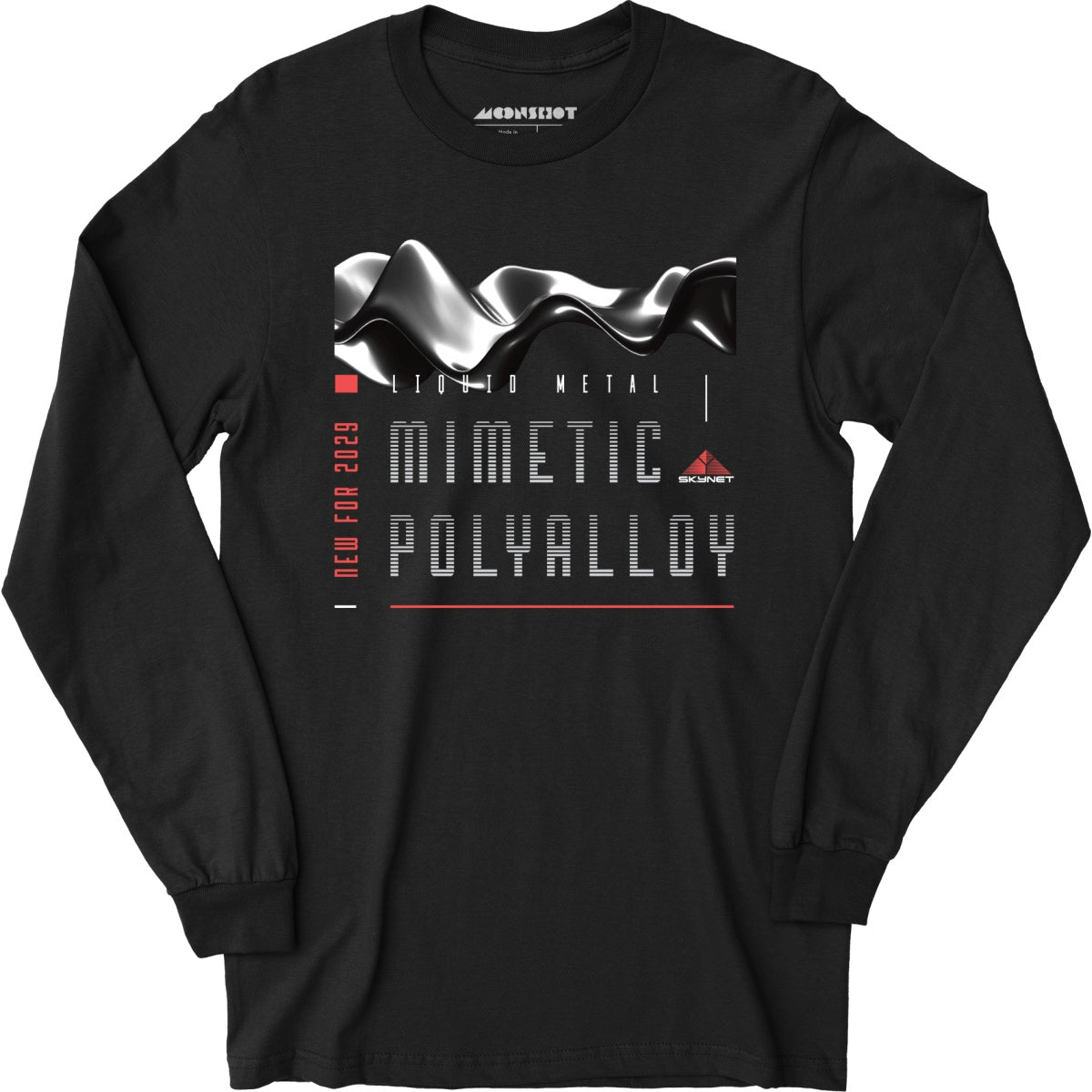 Skynet - Mimetec Polyalloy - Liquid Metal - Long Sleeve T-Shirt