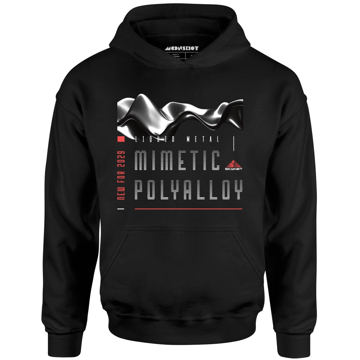 Skynet - Mimetec Polyalloy - Liquid Metal - Unisex Hoodie