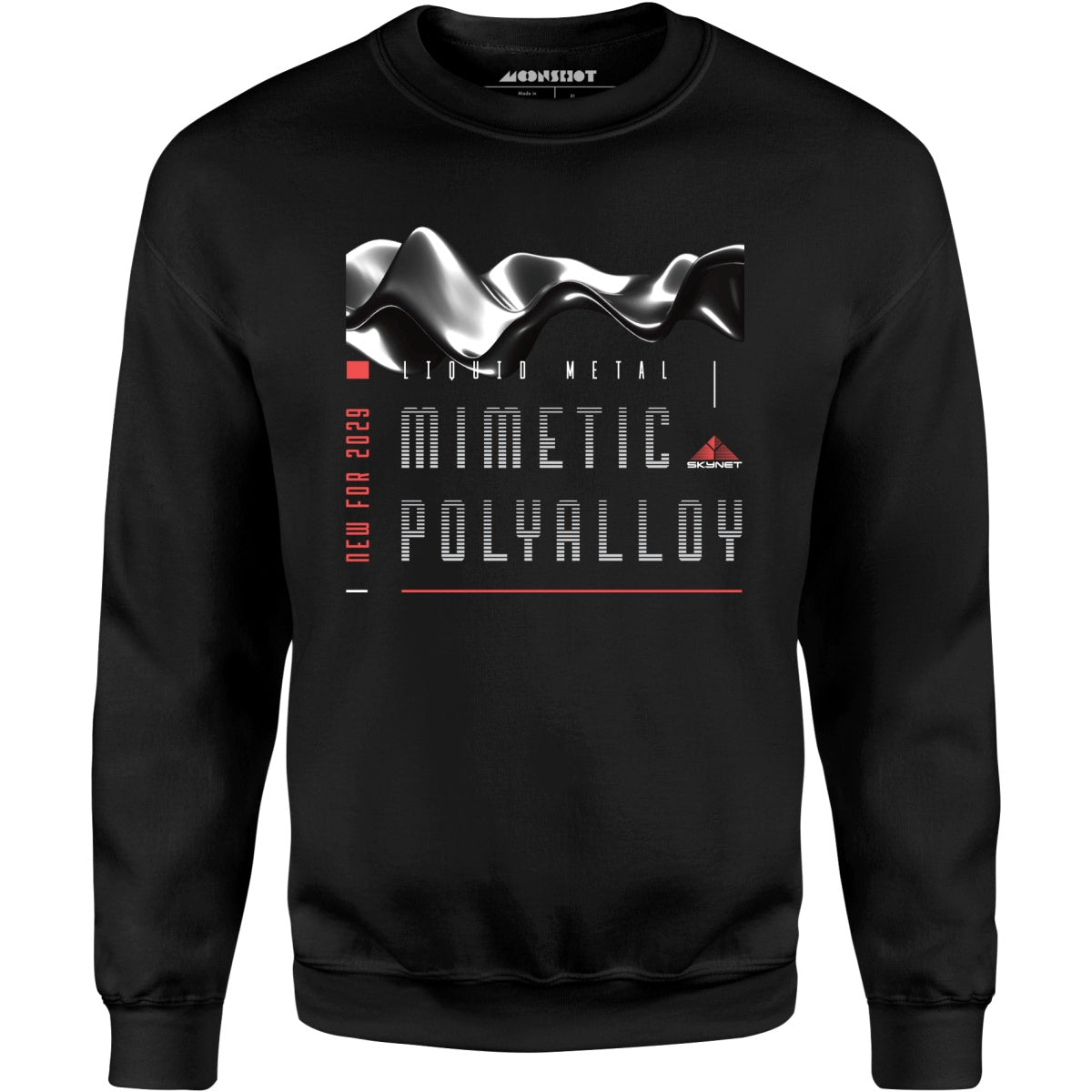 Skynet - Mimetec Polyalloy - Liquid Metal - Unisex Sweatshirt