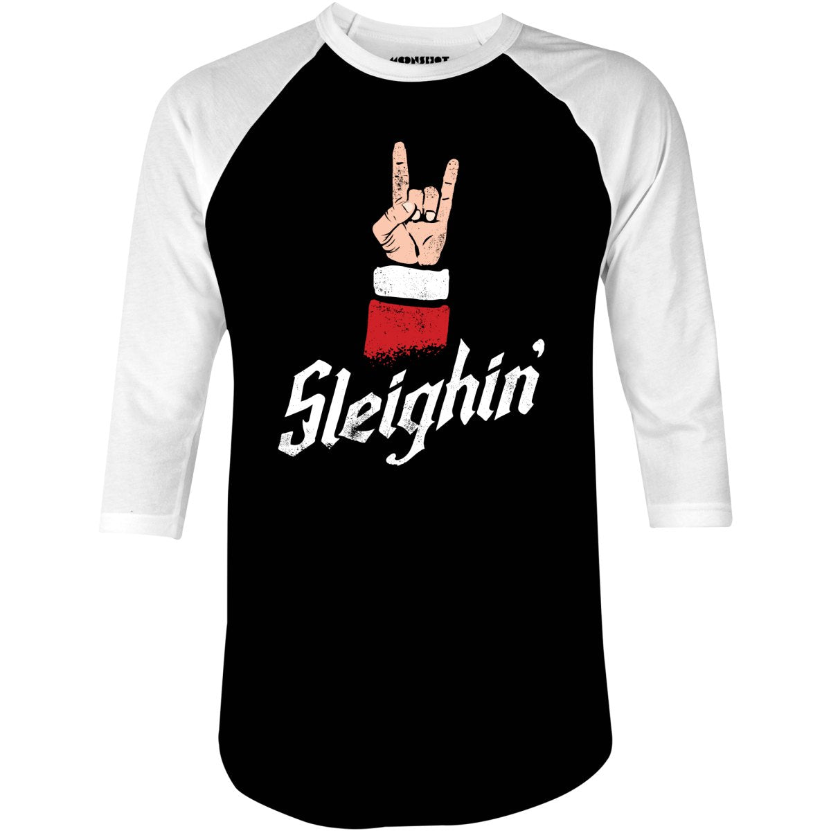 Sleighin' - 3/4 Sleeve Raglan T-Shirt