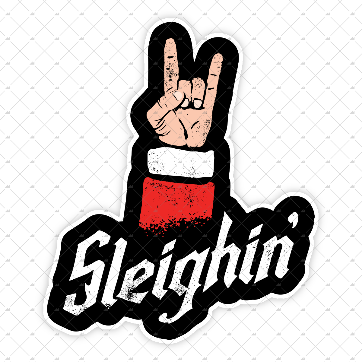 Sleighin' - Sticker