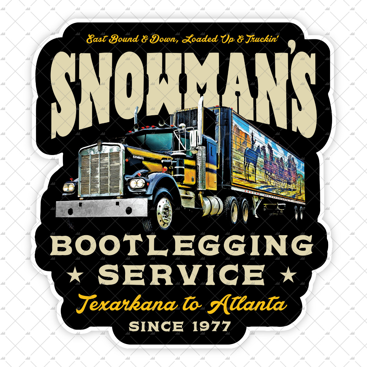 Snowman's Bootlegging Service - Sticker