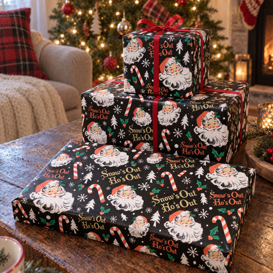 Snow's Out Ho's Out - Gift Wrapping Paper
