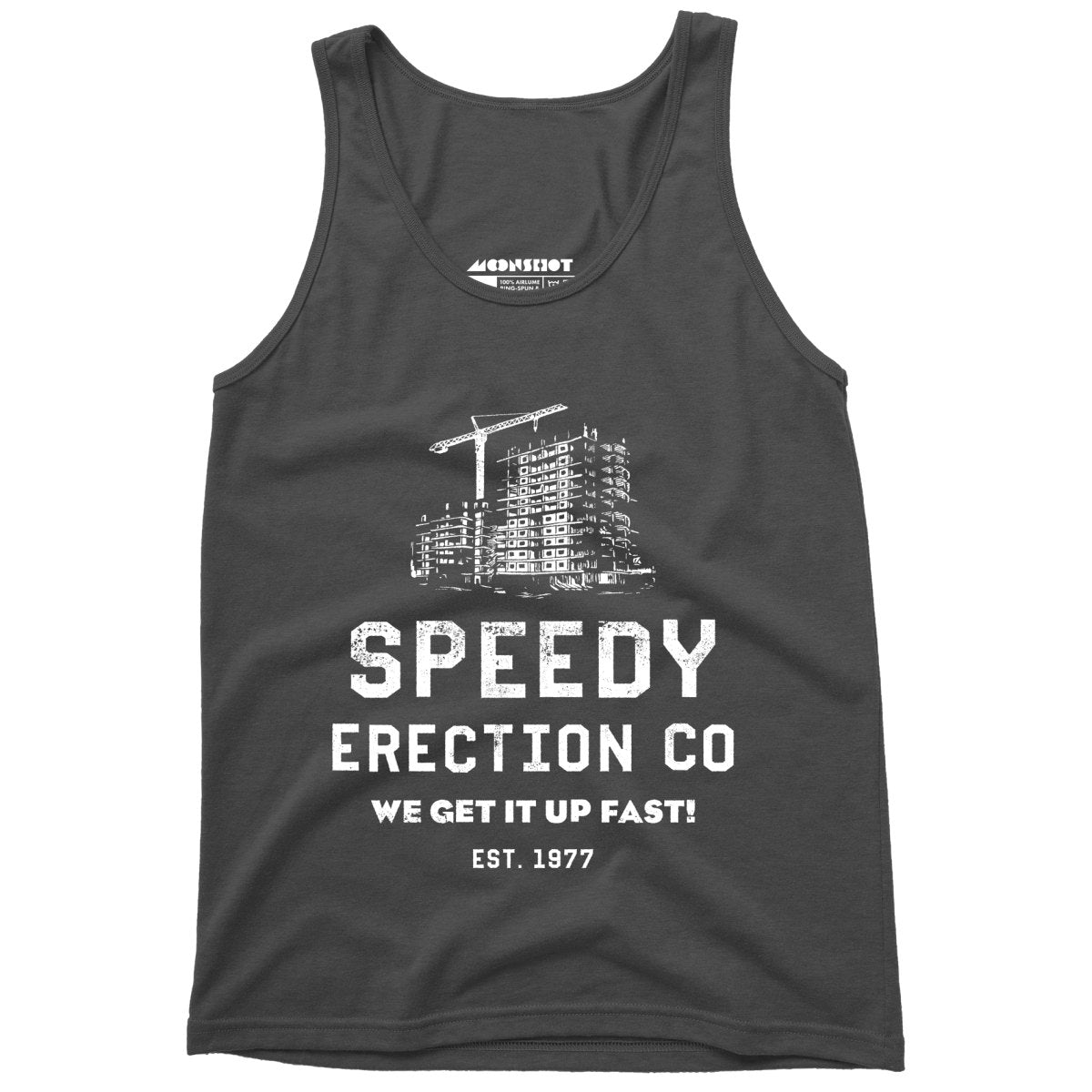Speedy Erection Co. We Get it Up Fast - Unisex Tank Top