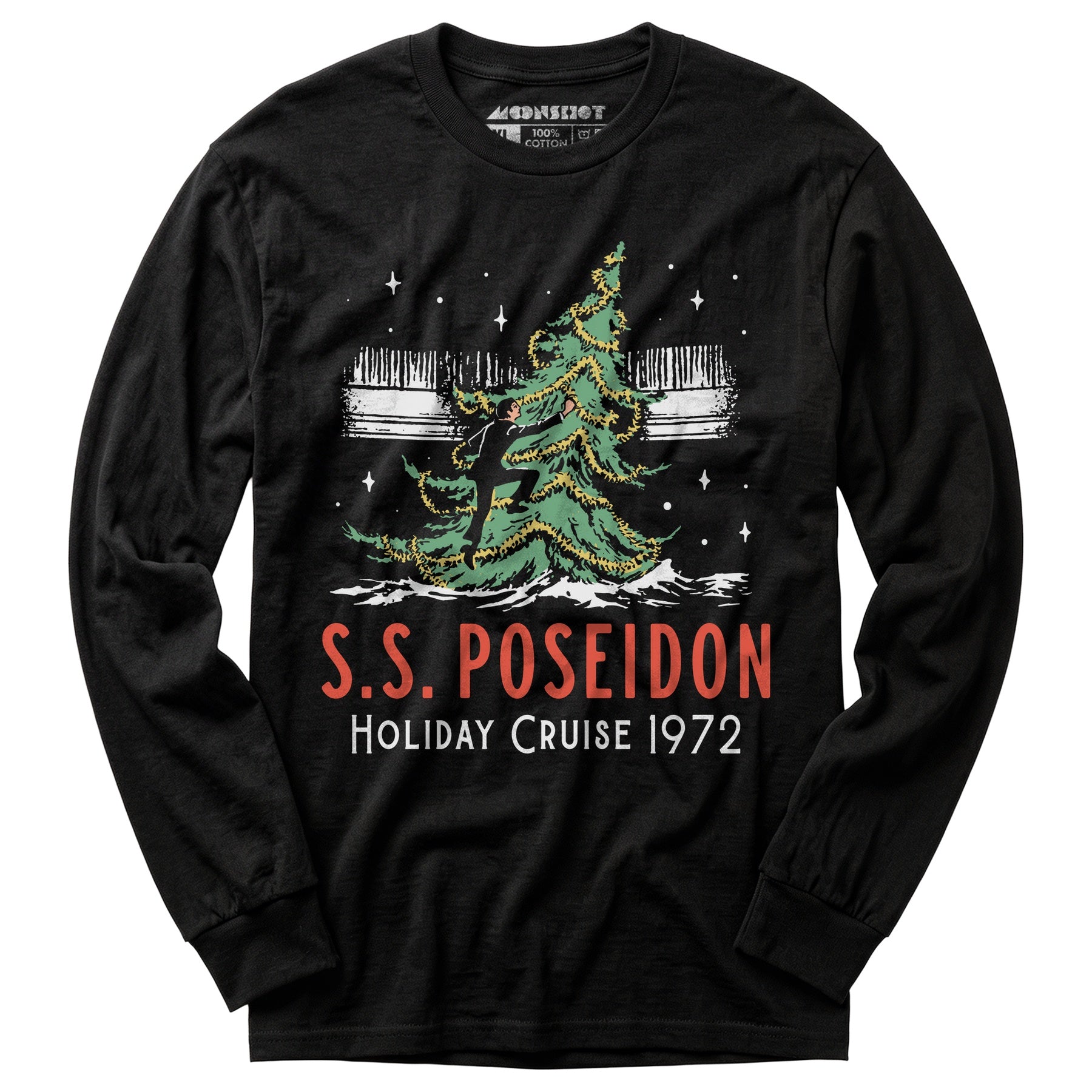 SS Poseidon Holiday Cruise 1972 - Long Sleeve T-Shirt