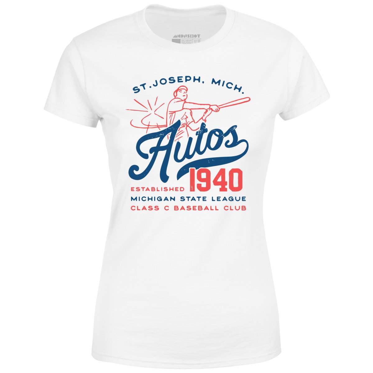 St. Joseph Autos - Michigan - Vintage Defunct Baseball Teams - Women's T-Shirt