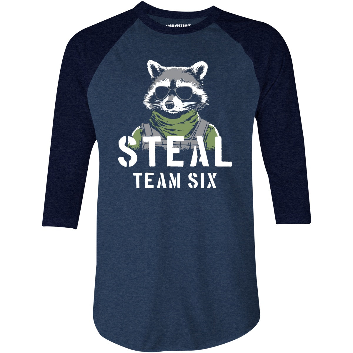 Steal Team Six - 3/4 Sleeve Raglan T-Shirt