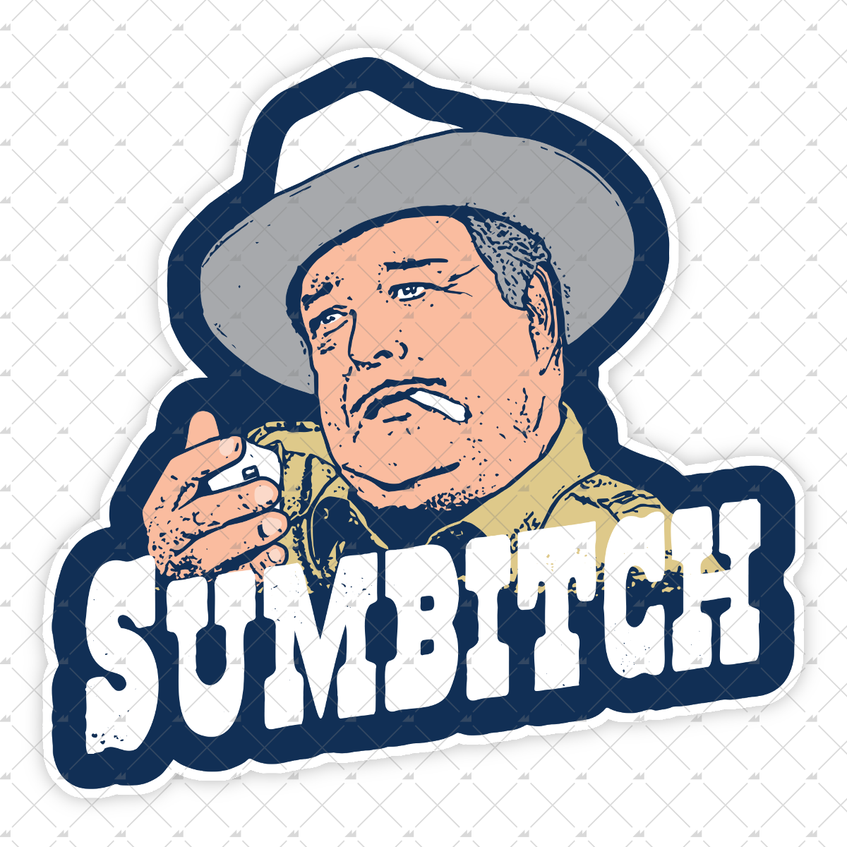 Sumbitch - Buford T. Justice - Sticker