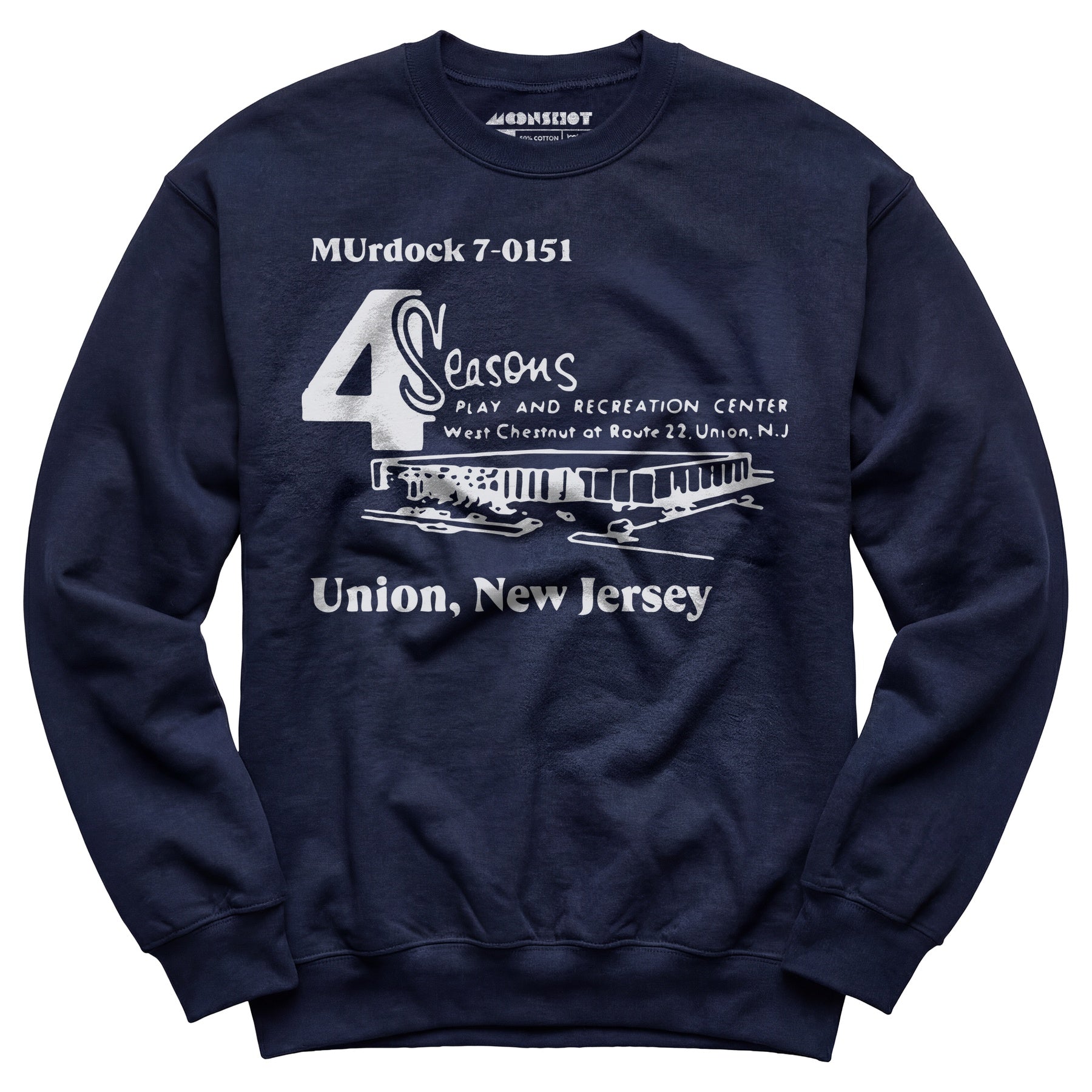 4 Seasons - Union, NJ - Vintage Bowling Alley - Unisex Sweatshirt