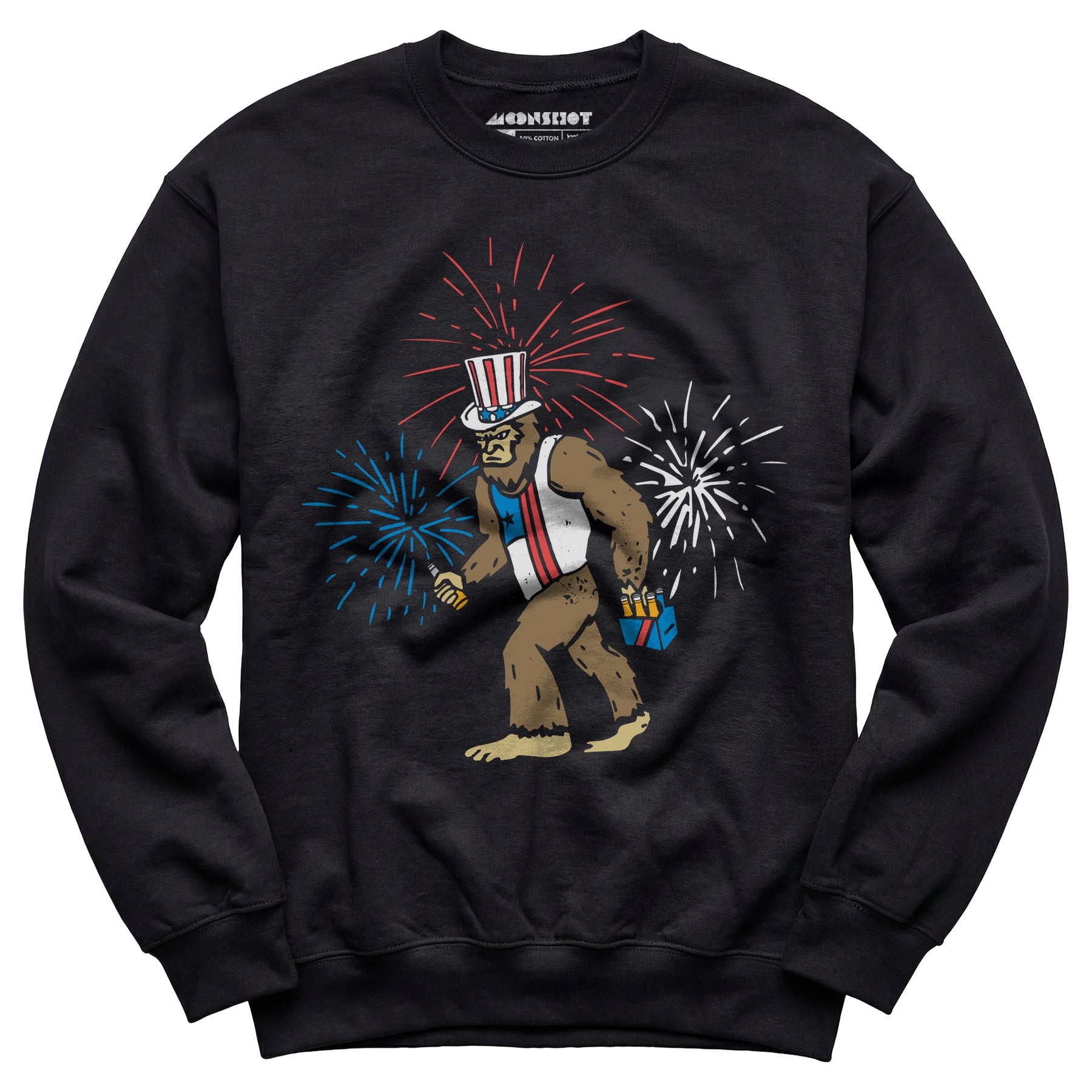 4th of July Bigfoot - Unisex Sweatshirt