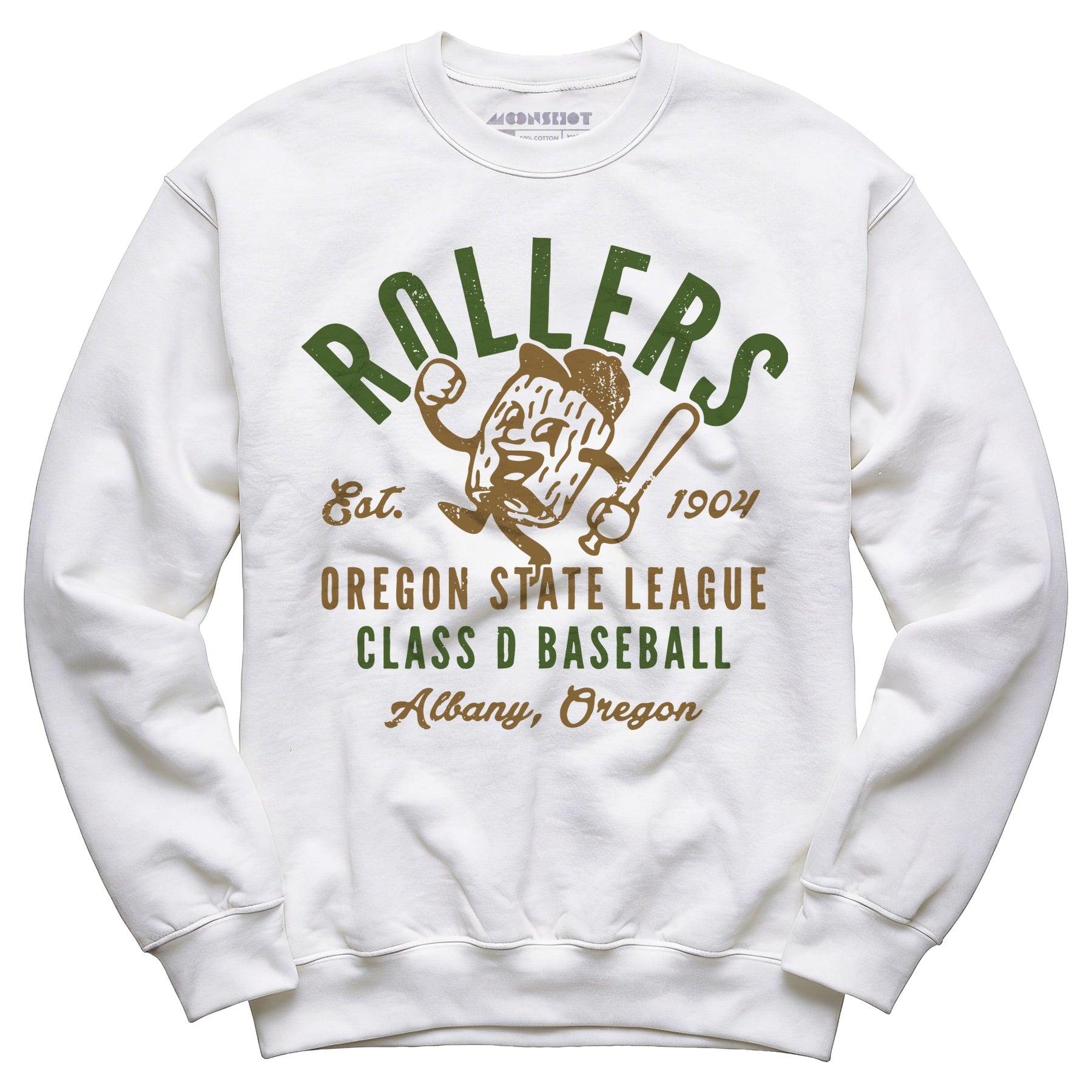 Albany Rollers - Oregon - Vintage Defunct Baseball Teams - Unisex Sweatshirt