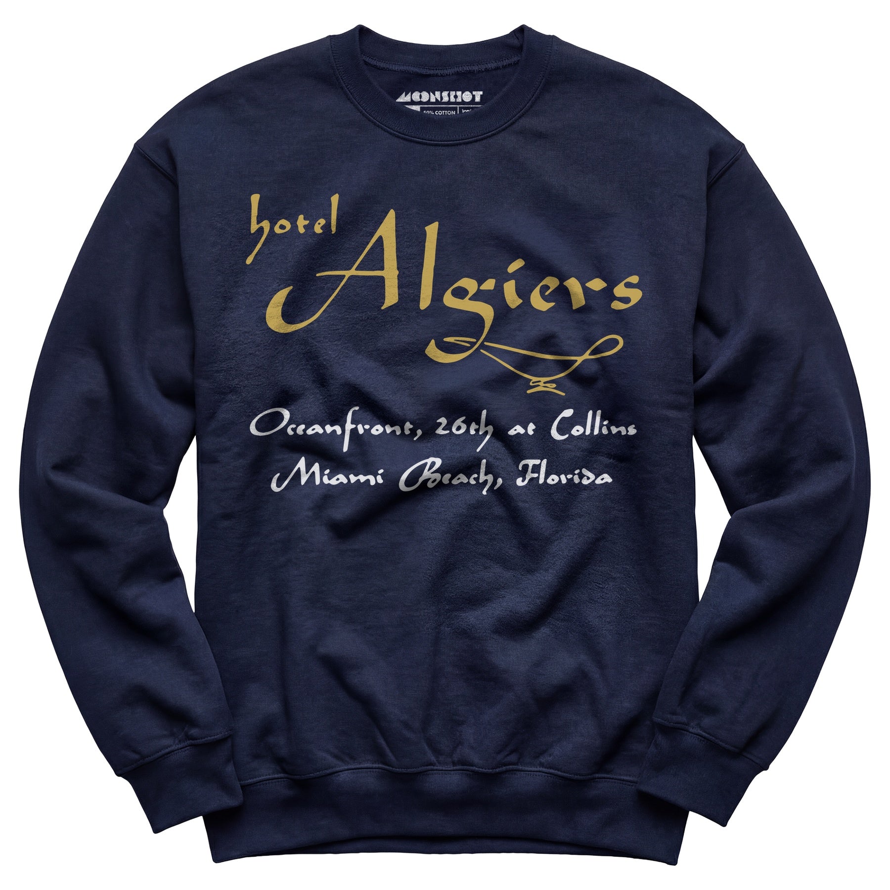 Algiers Hotel - Miami Beach, FL - Vintage Hotel - Unisex Sweatshirt
