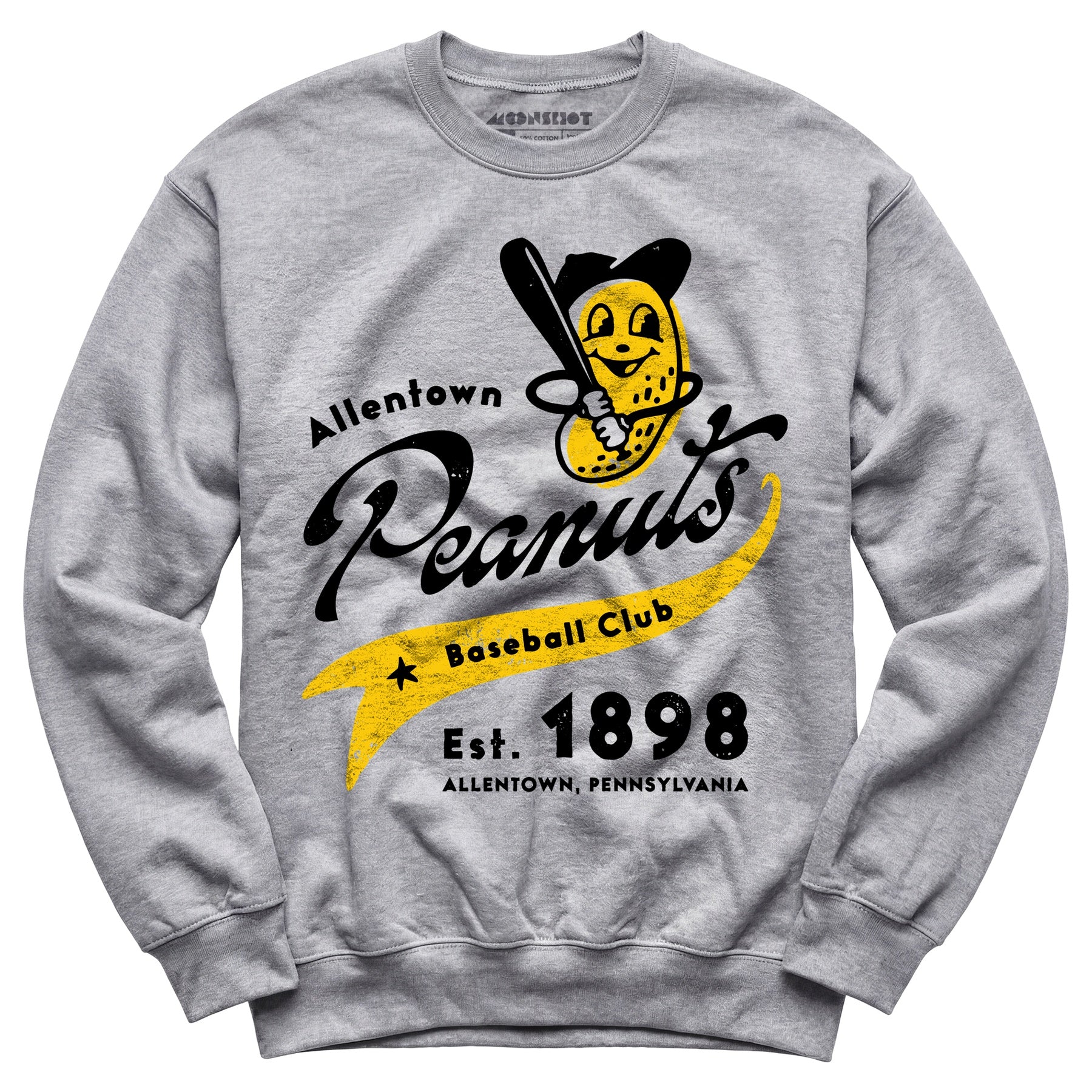 Allentown Peanuts - Pennsylvania - Vintage Defunct Baseball Teams - Unisex Sweatshirt
