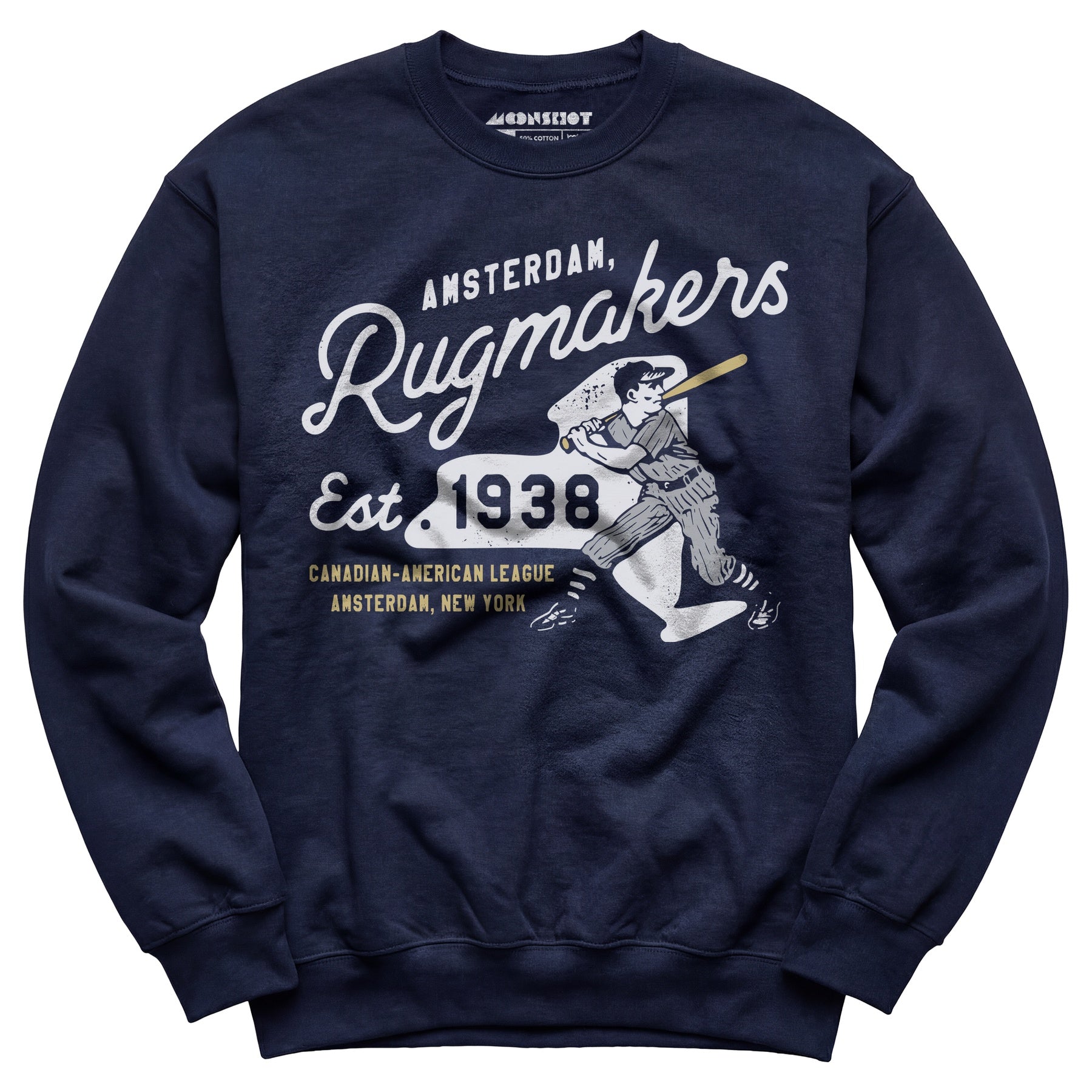 Amsterdam Rugmakers - New York - Vintage Defunct Baseball Teams - Unisex Sweatshirt