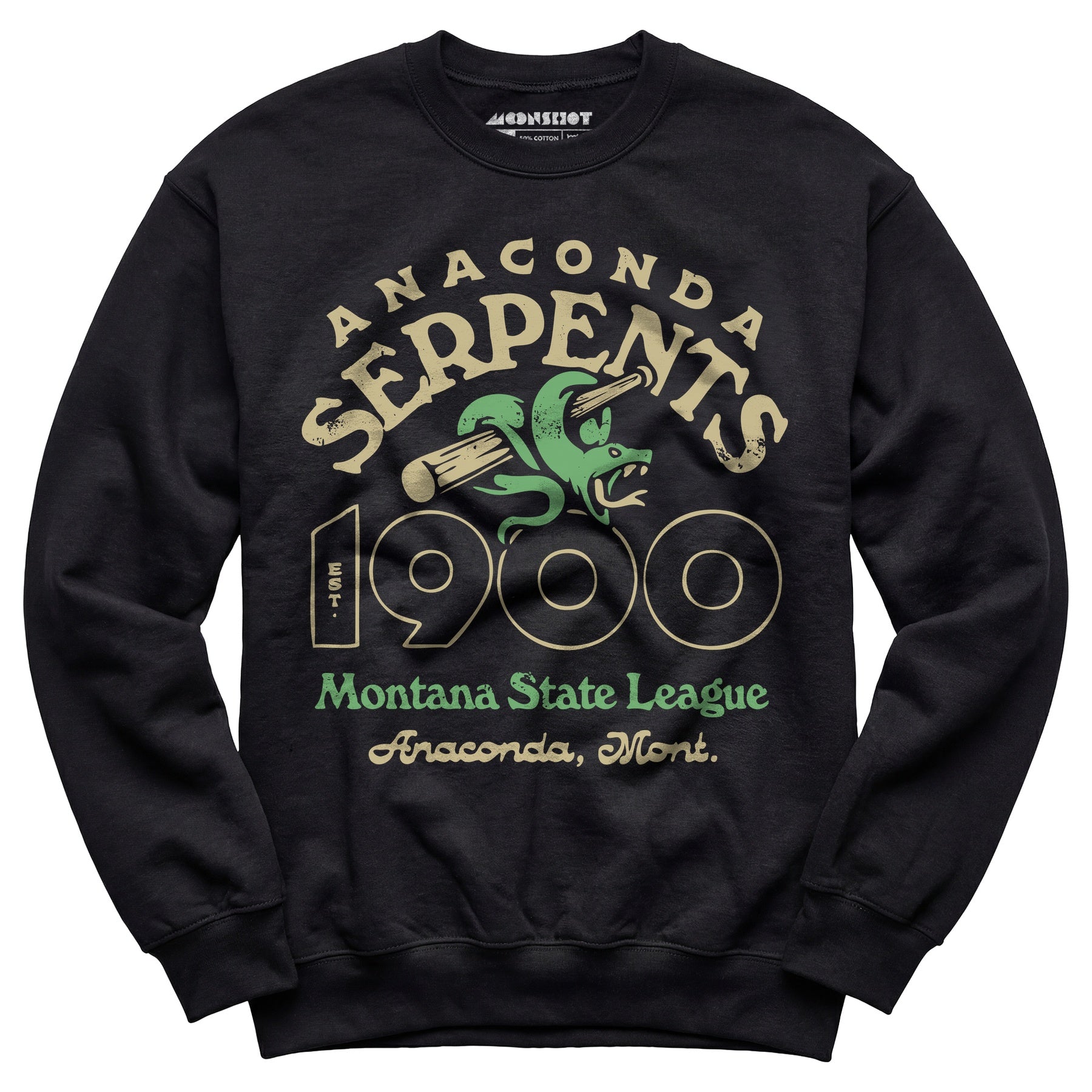 Anaconda Serpents - Montana - Vintage Defunct Baseball Teams - Unisex Sweatshirt