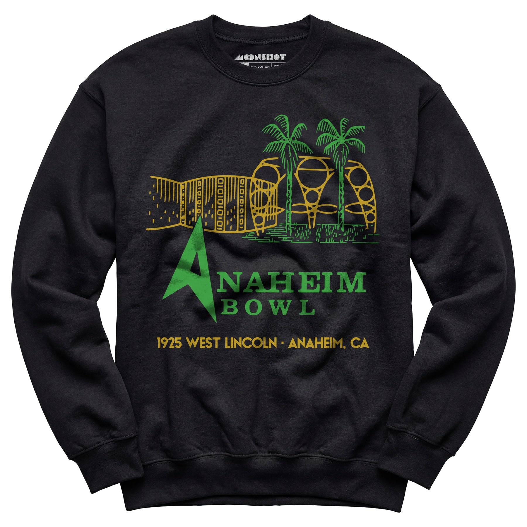 Anaheim Bowl - Anaheim, CA - Vintage Bowling Alley - Unisex Sweatshirt