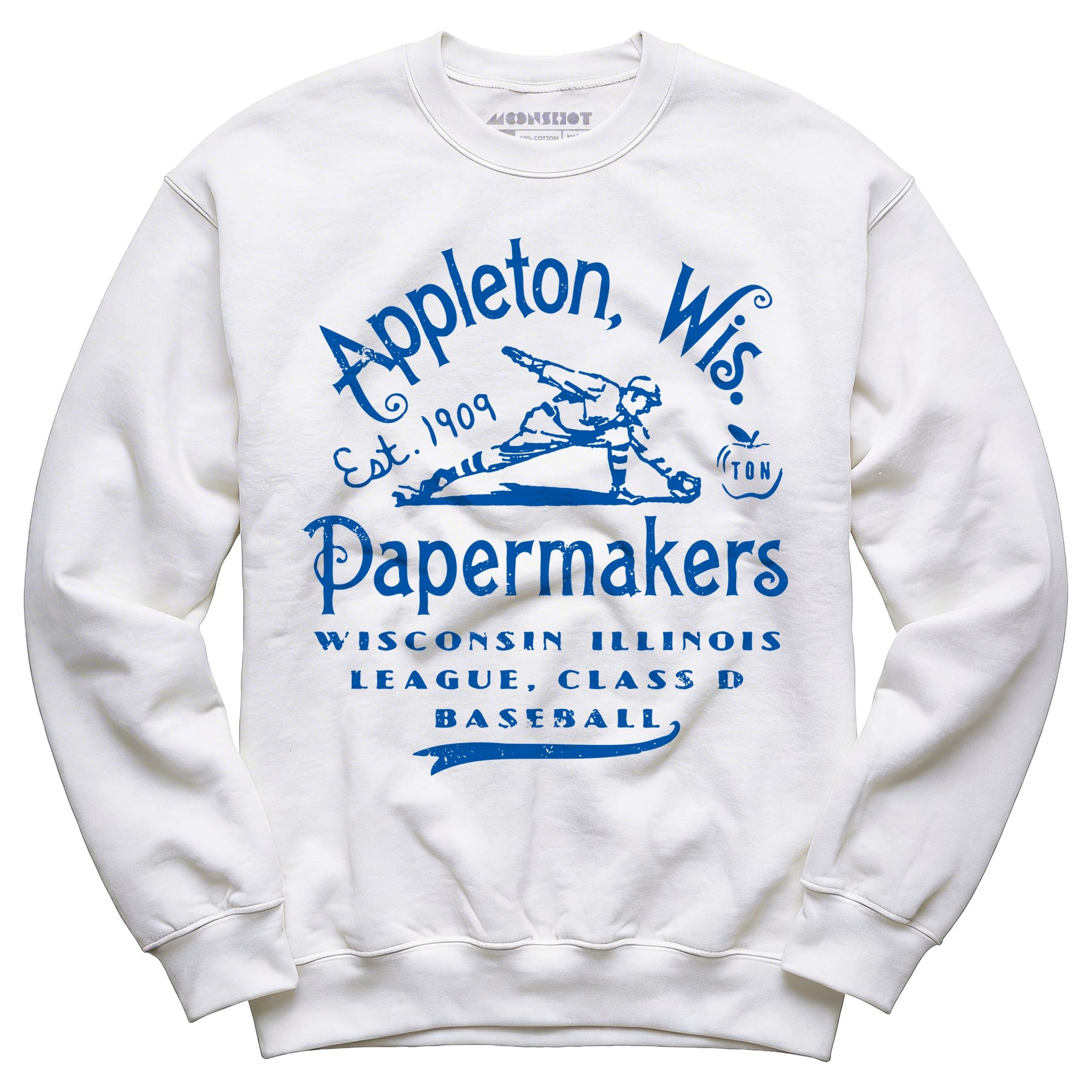 Appleton Papermakers - Wisconsin - Vintage Defunct Baseball Teams - Unisex Sweatshirt