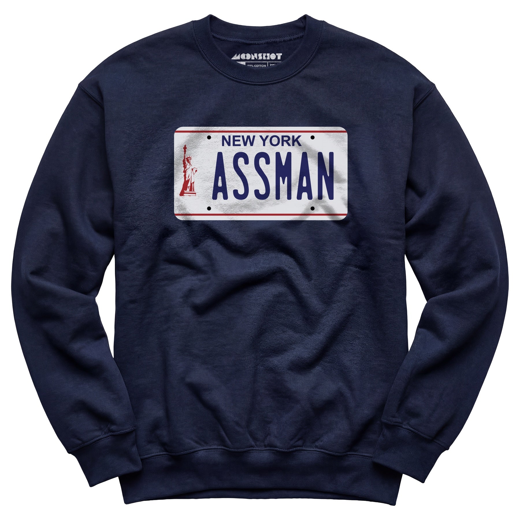 Assman New York License Plate - Unisex Sweatshirt