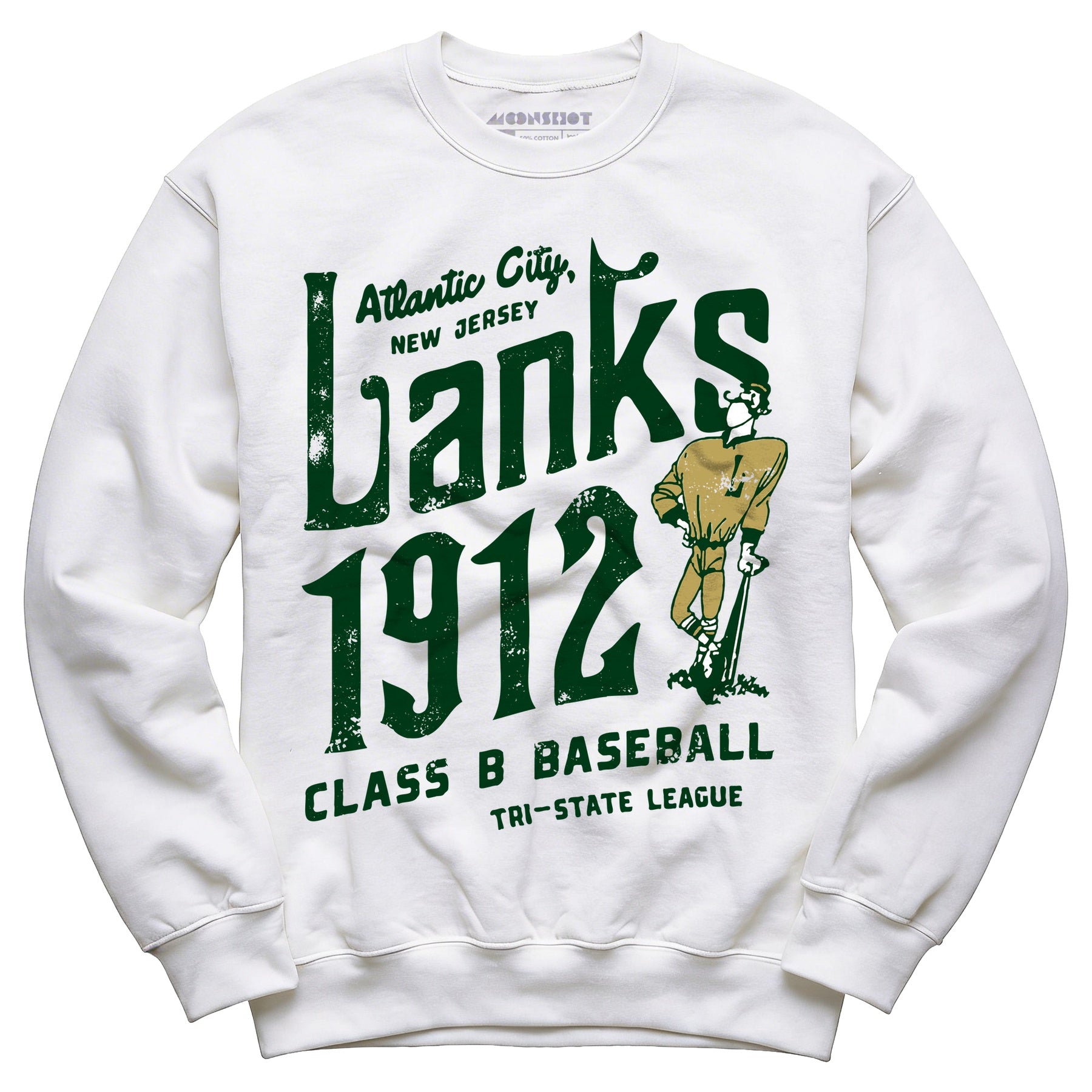 Atlantic City Lanks - New Jersey - Vintage Defunct Baseball Teams - Unisex Sweatshirt