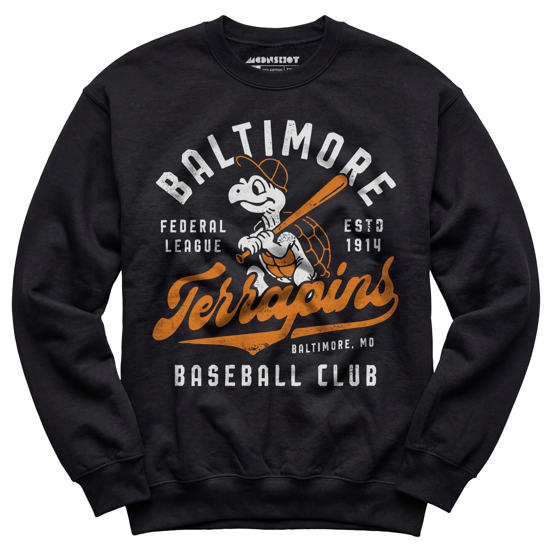Baltimore Terrapins - Maryland - Vintage Defunct Baseball Teams - Unisex Sweatshirt