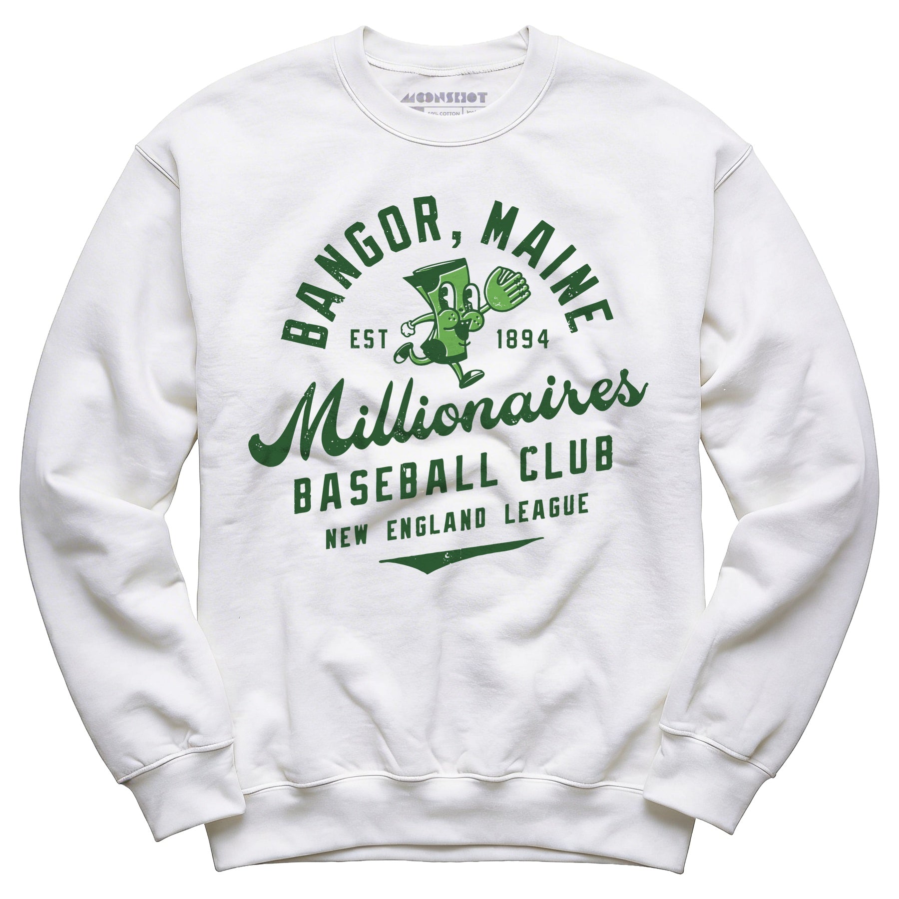 Bangor Millionaires - Maine - Vintage Defunct Baseball Teams - Unisex Sweatshirt