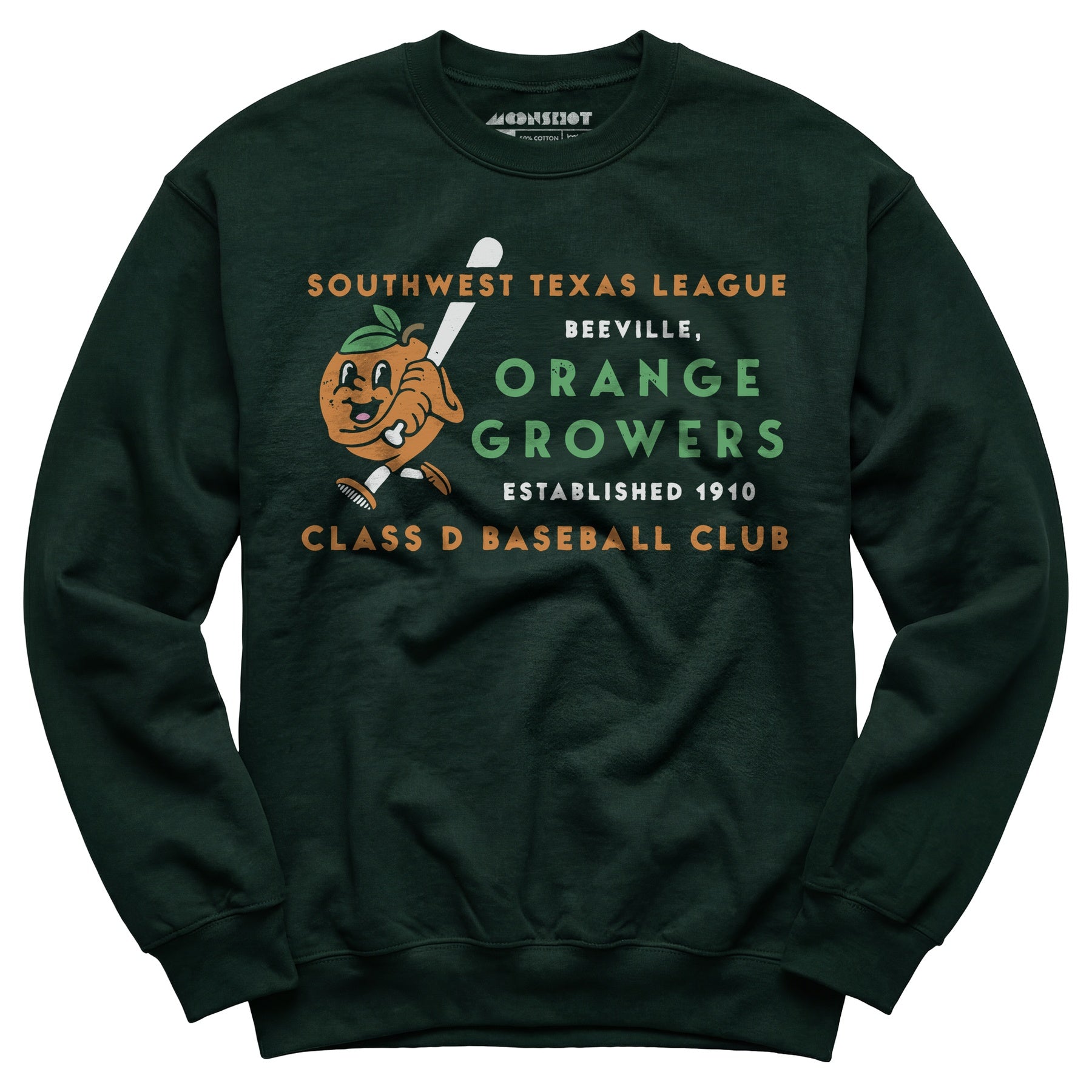Beeville Orange Growers - Texas - Vintage Defunct Baseball Teams - Unisex Sweatshirt