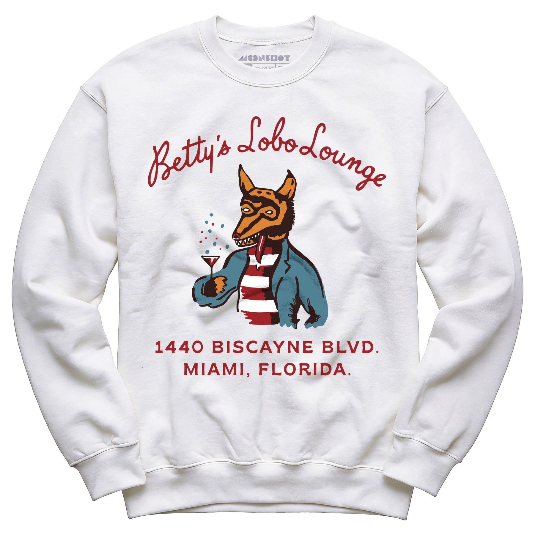 Betty's Lobo Lounge - Miami, FL - Vintage Restaurant - Unisex Sweatshirt
