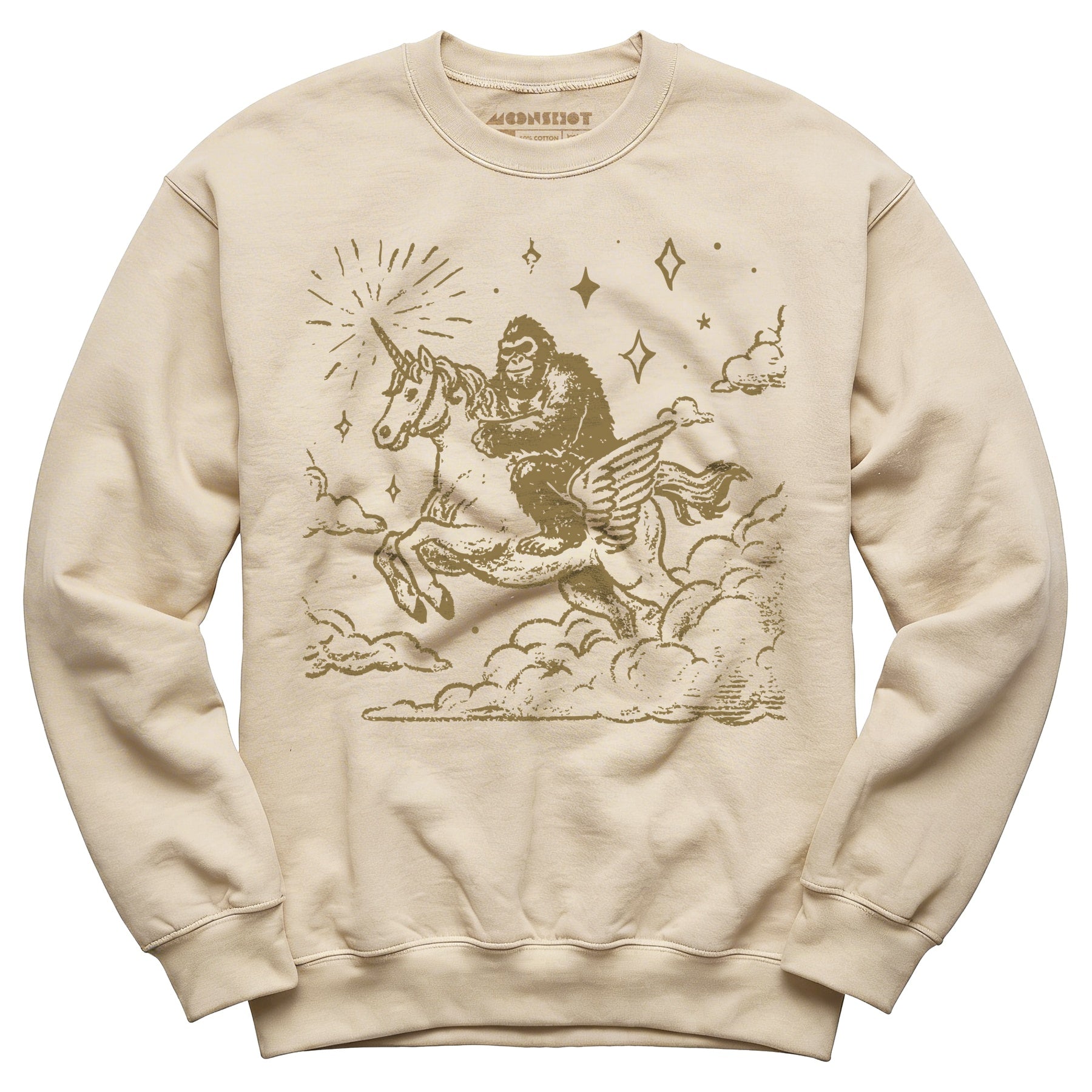 Bigfoot Riding On a Unicorn - Unisex Sweatshirt