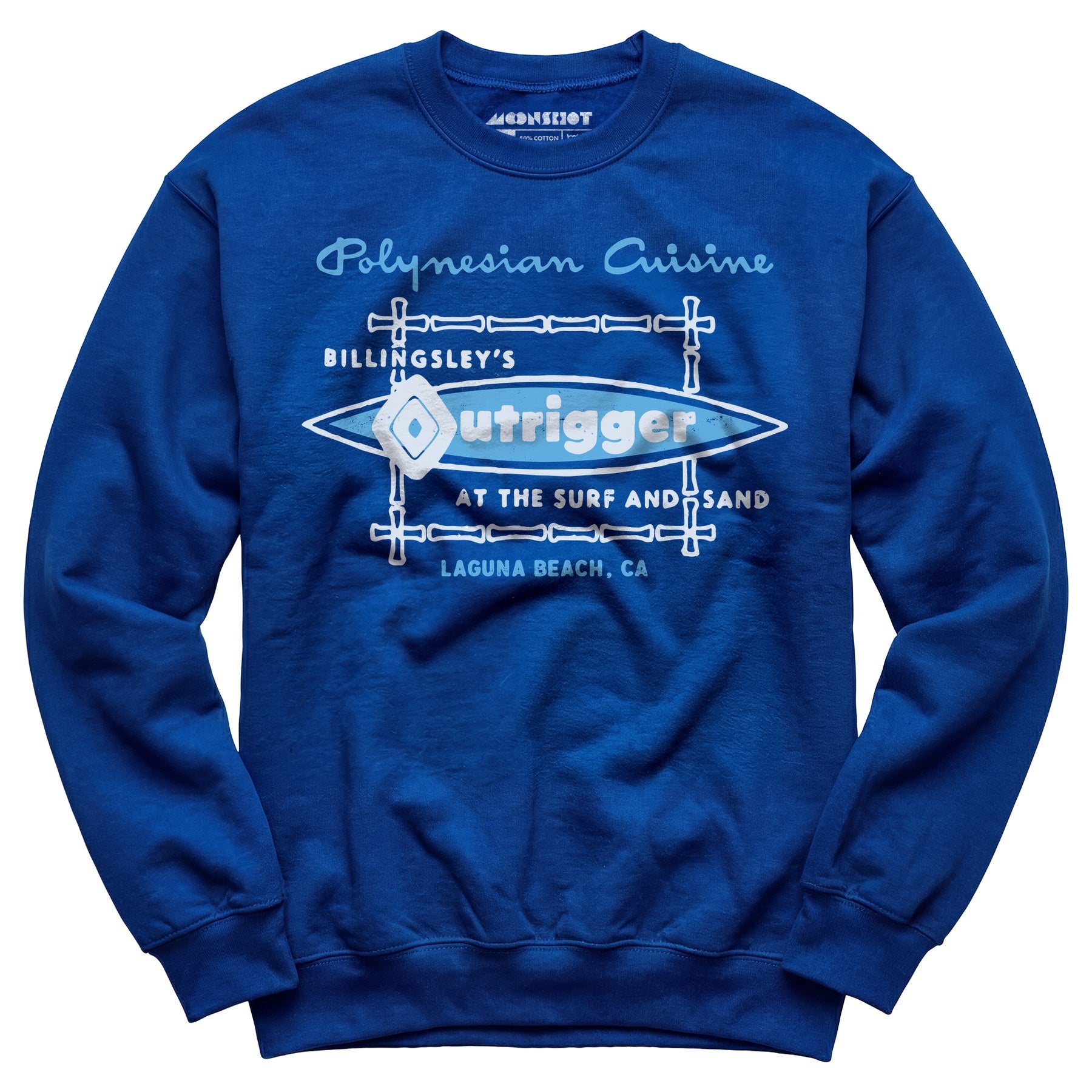 Billingsley's Outrigger - Laguna Beach, CA - Vintage Tiki Bar - Unisex Sweatshirt