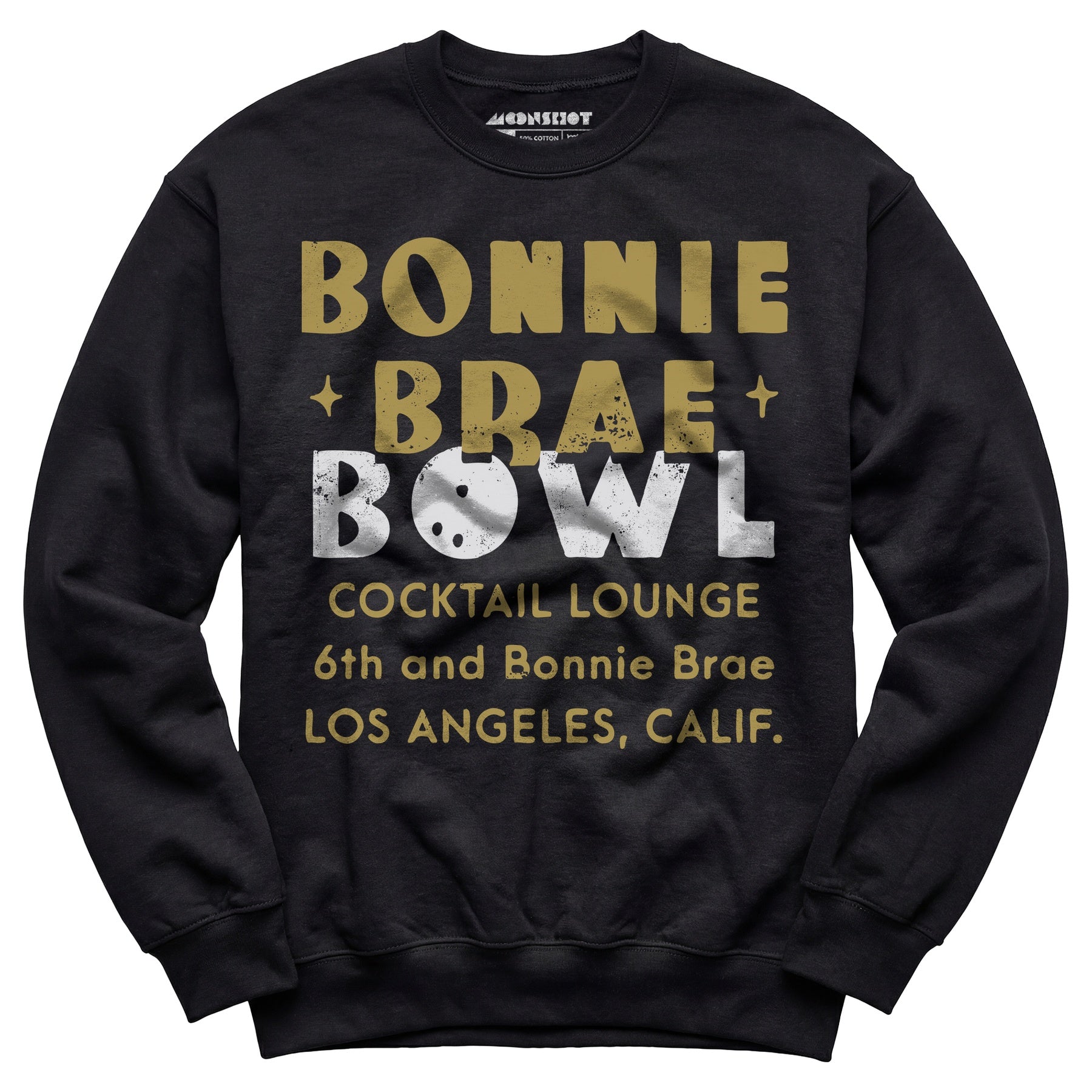 Bonnie Brae Bowl - Los Angeles, CA - Vintage Bowling Alley - Unisex Sweatshirt