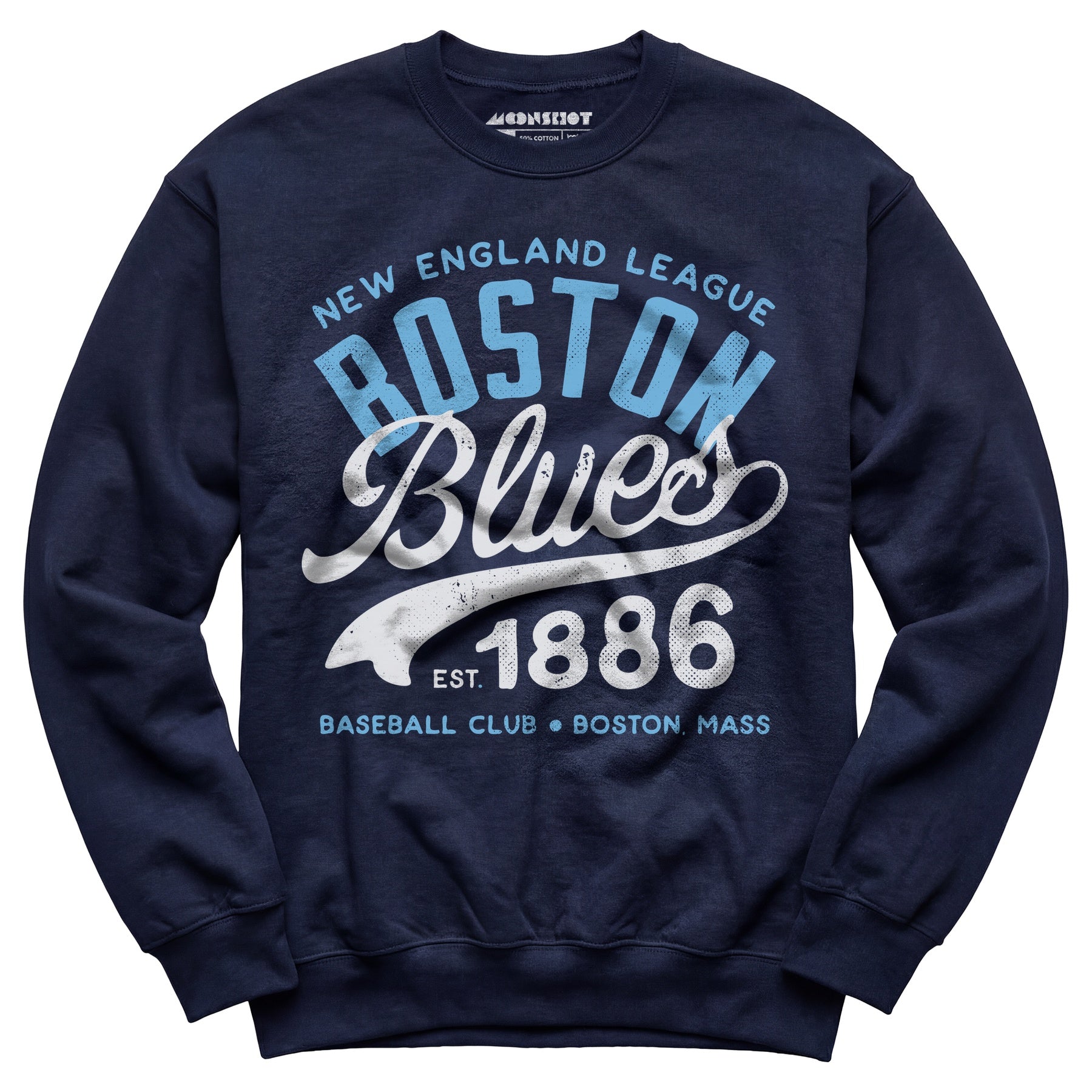 Boston Blues - Massachusetts - Vintage Defunct Baseball Teams - Unisex Sweatshirt