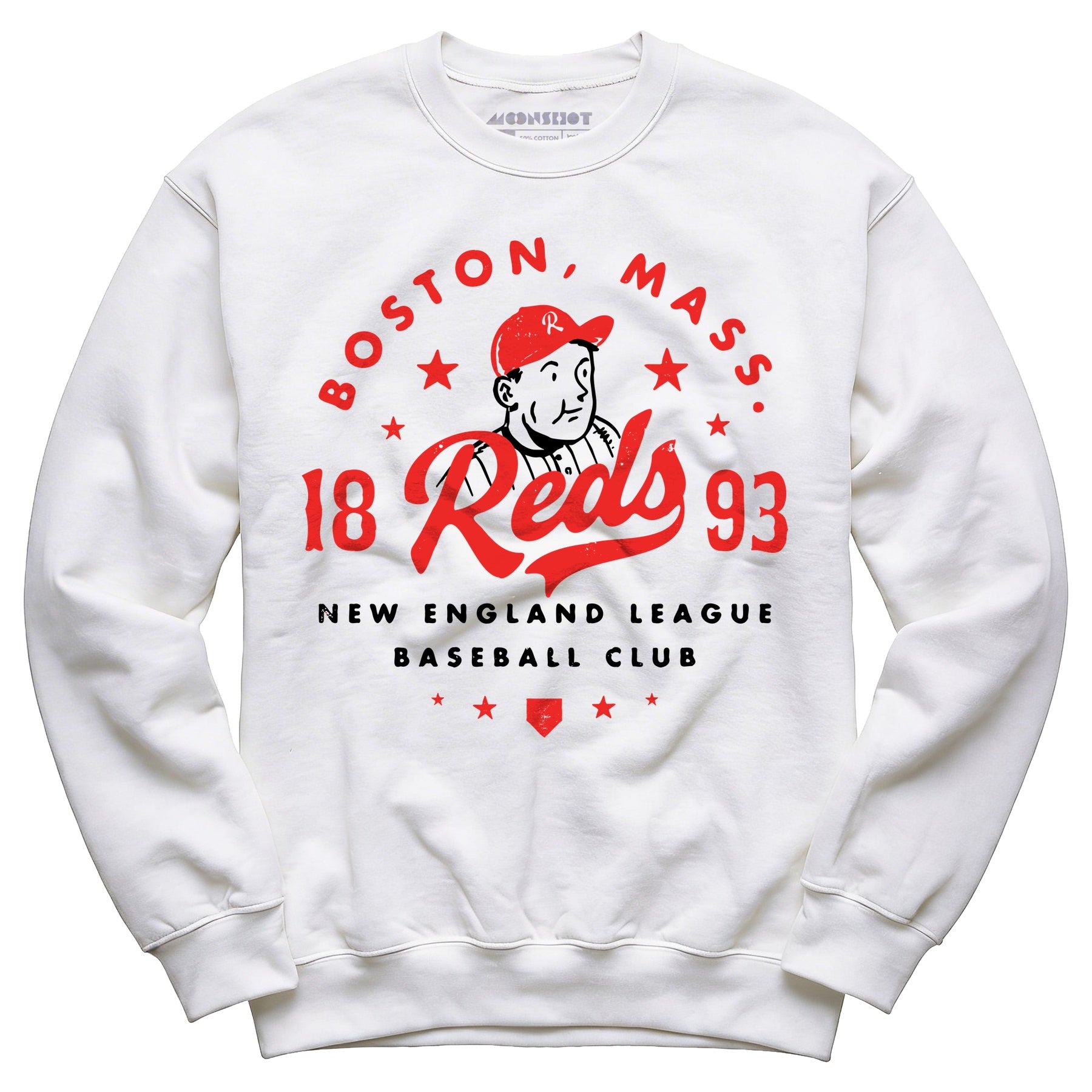 Boston Reds - Massachusetts - Vintage Defunct Baseball Teams - Unisex Sweatshirt