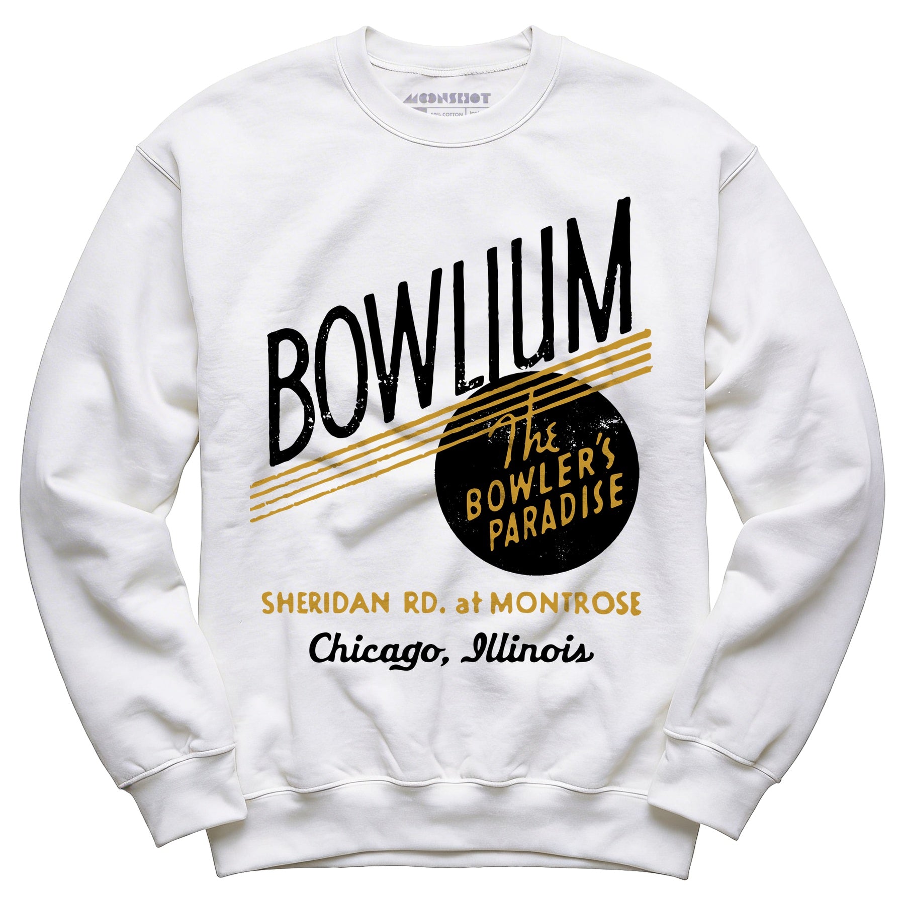 Bowlium - Chicago, IL - Vintage Bowling Alley - Unisex Sweatshirt