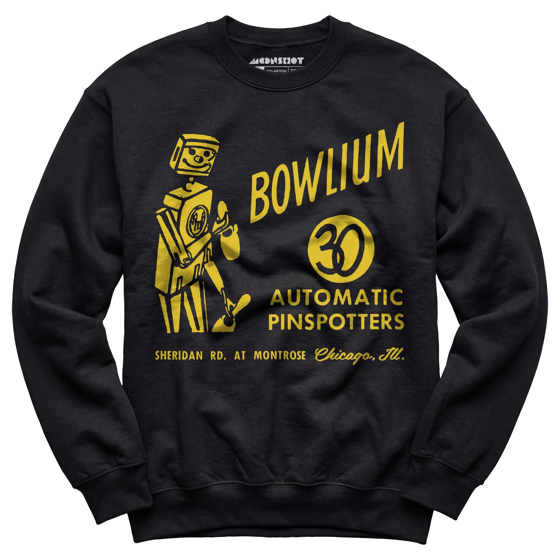 Bowlium v2 - Chicago, IL - Vintage Bowling Alley - Unisex Sweatshirt