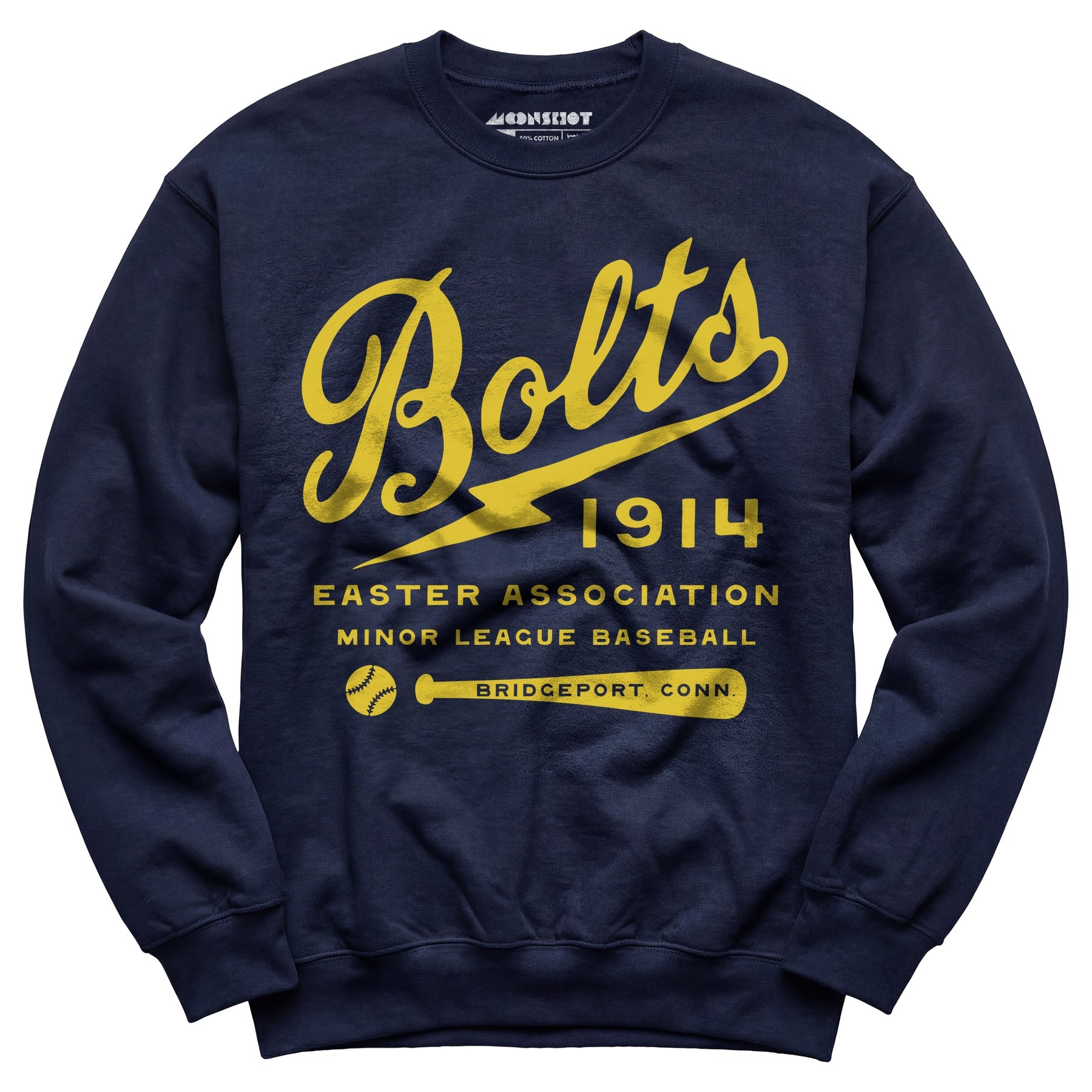 Bridgeport Bolts - Connecticut - Vintage Defunct Baseball Teams - Unisex Sweatshirt