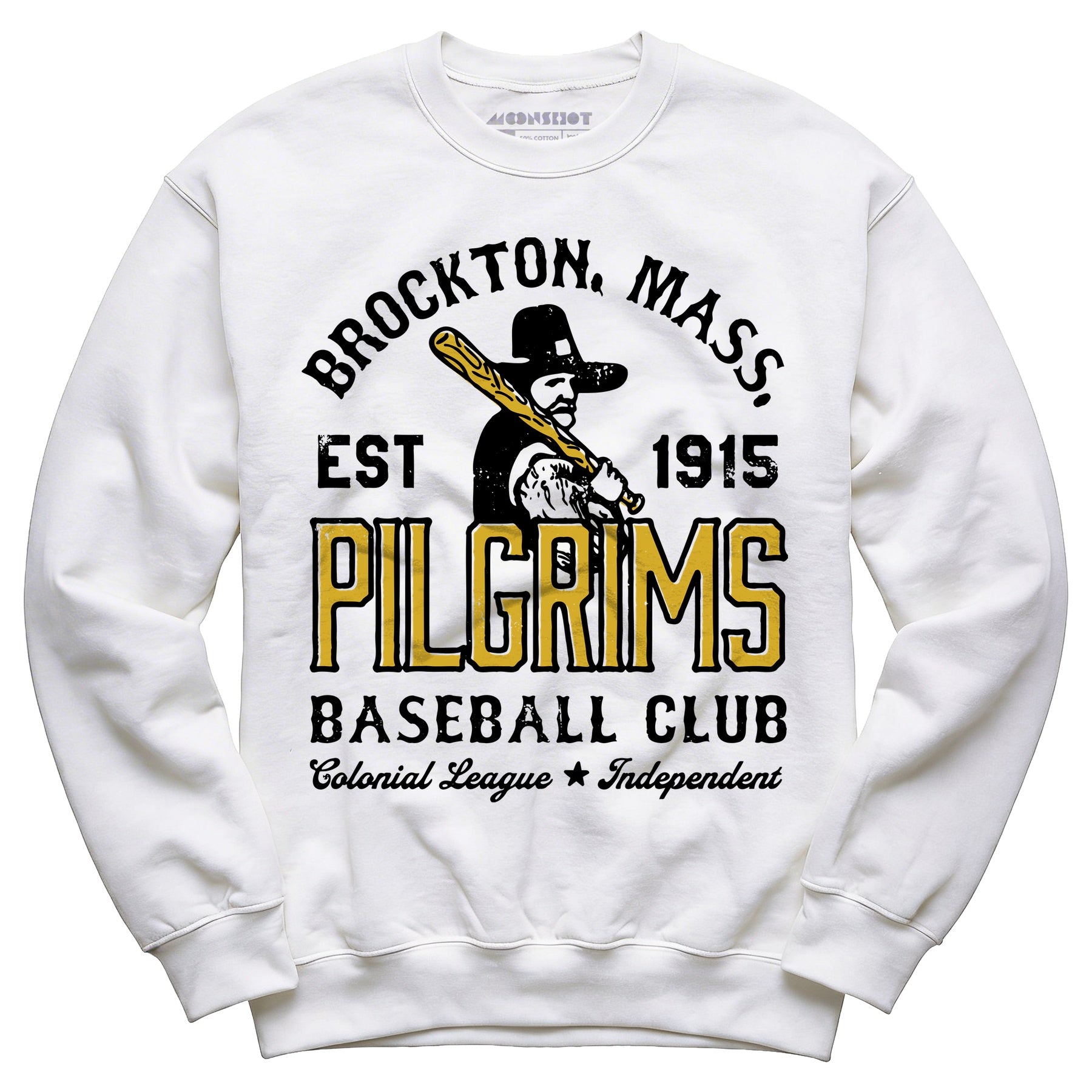 Brockton Pilgrims - Massachusetts - Vintage Defunct Baseball Teams - Unisex Sweatshirt