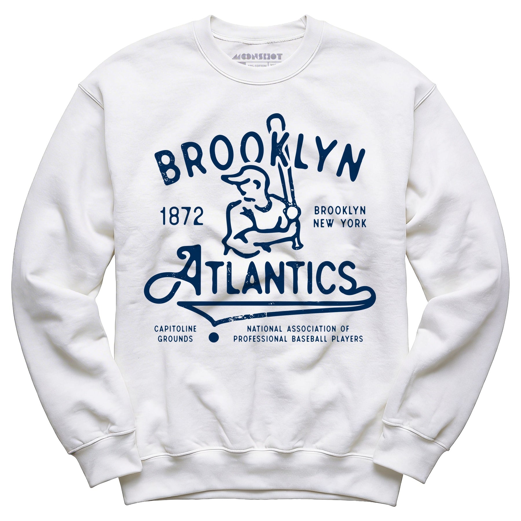 Brooklyn Atlantics - New York - Vintage Defunct Baseball Teams - Unisex Sweatshirt
