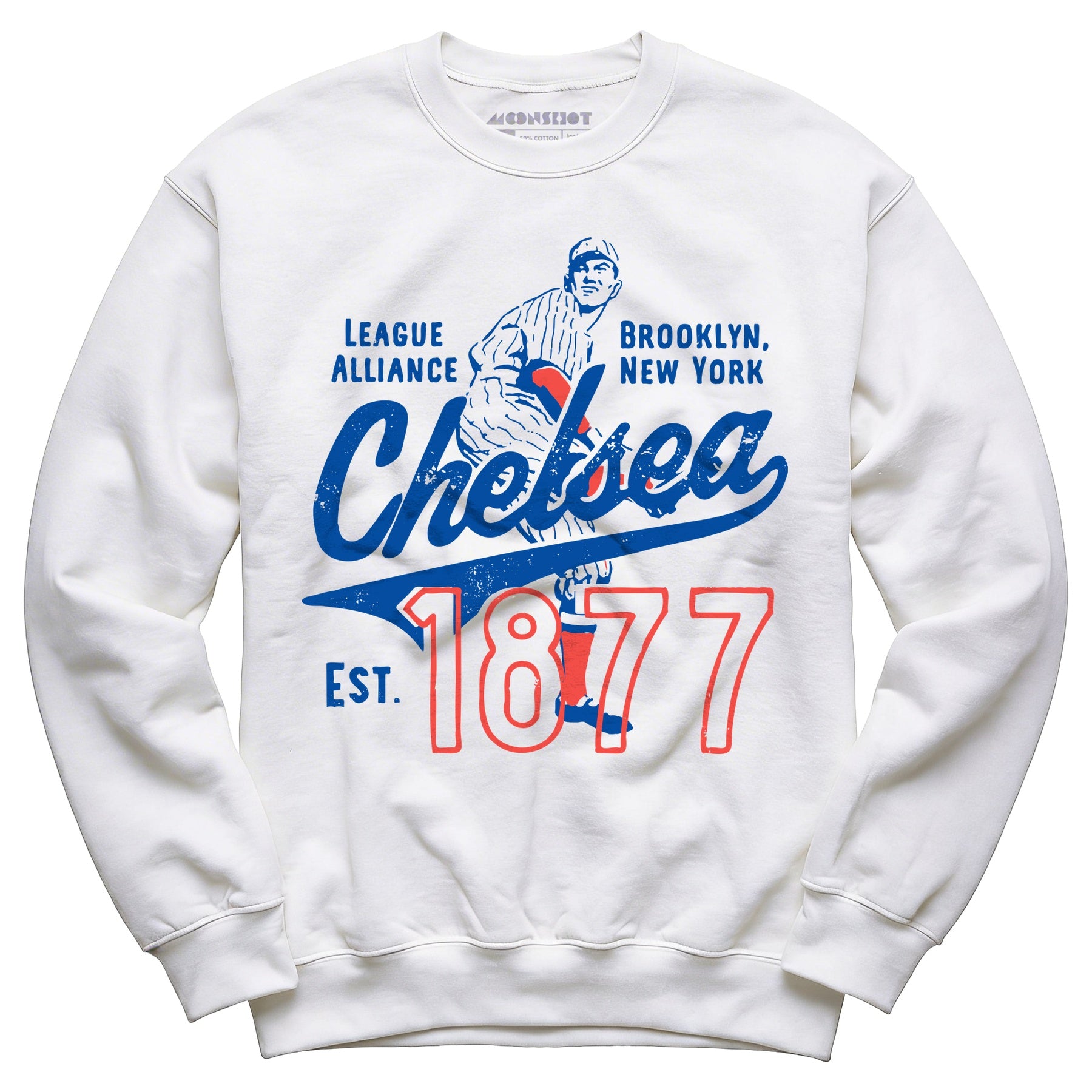 Brooklyn Chelsea - New York - Vintage Defunct Baseball Teams - Unisex Sweatshirt