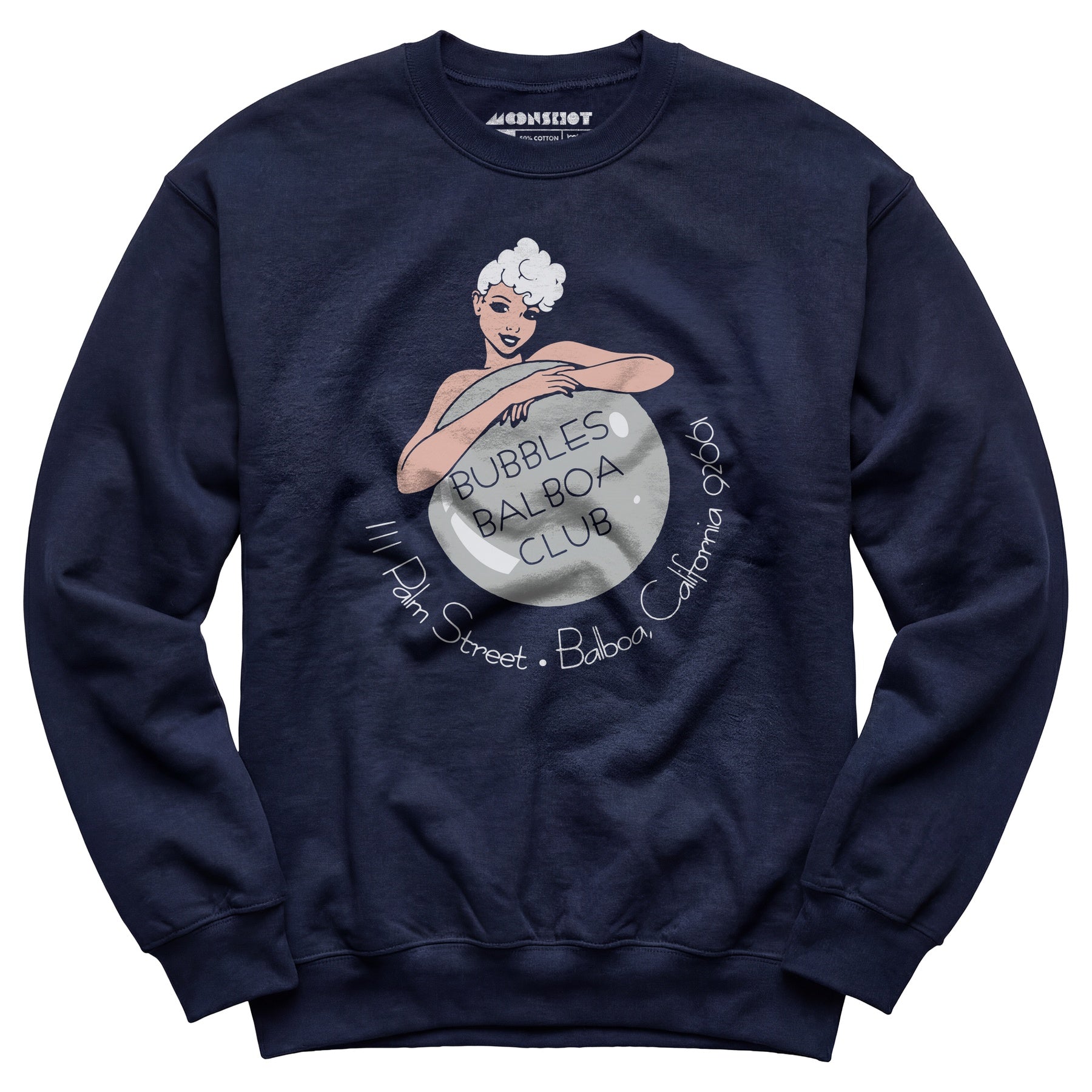 Bubbles Balboa Club - Newport Beach, CA - Vintage Restaurant - Unisex Sweatshirt