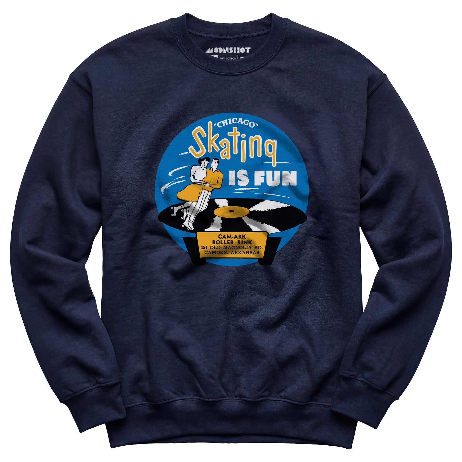 Cam-Ark Roller Rink - Camden, AR - Vintage Roller Rink - Unisex Sweatshirt
