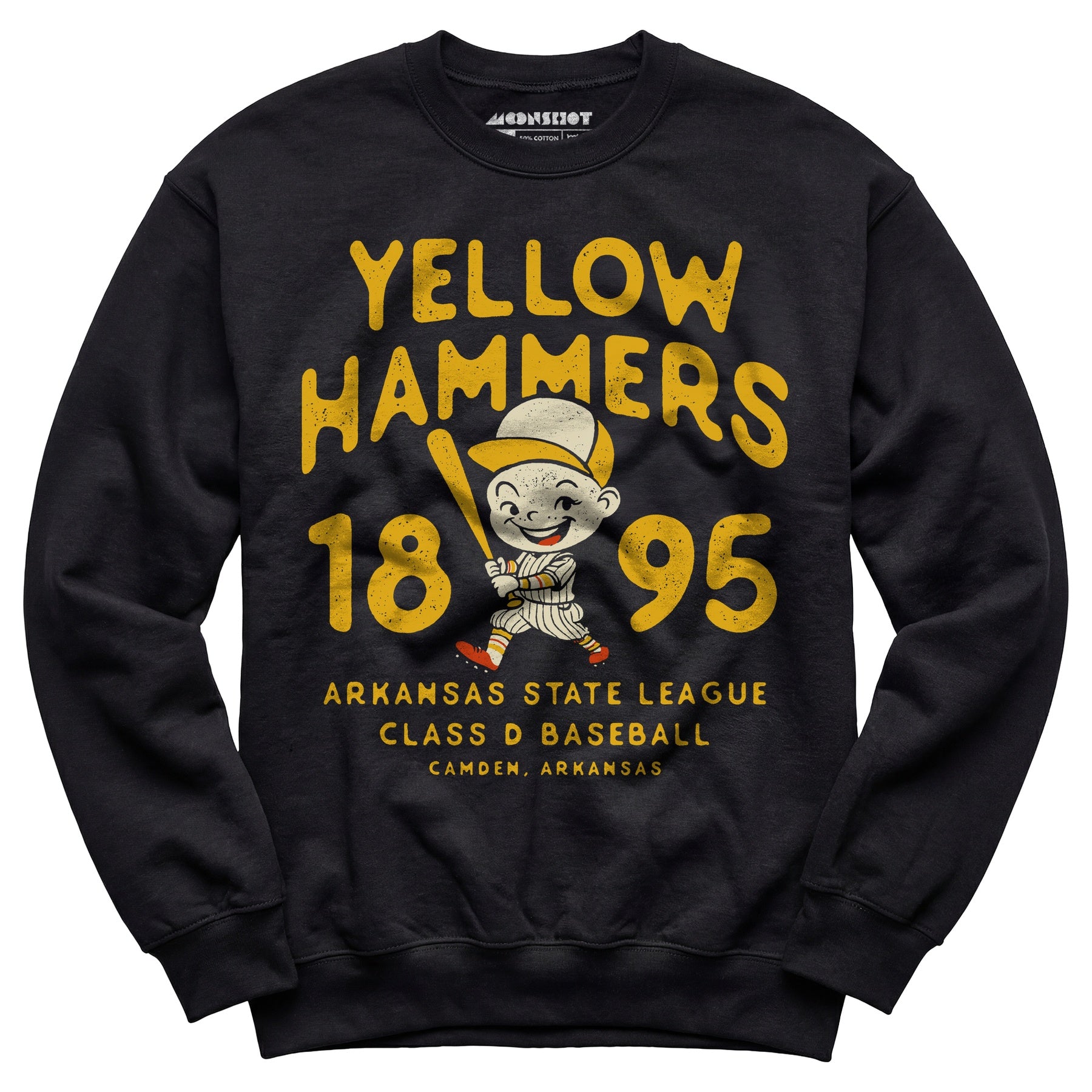 Camden Yellow Hammers - Arkansas - Vintage Defunct Baseball Teams - Unisex Sweatshirt
