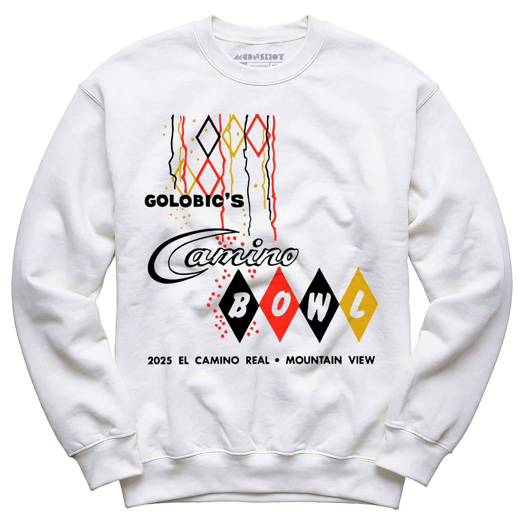 Camino Bowl - Mountain View, CA - Vintage Bowling Alley - Unisex Sweatshirt