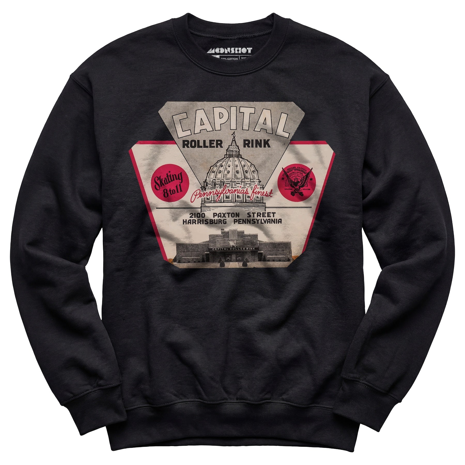 Capital Roller Rink - Harrisburg, PA - Vintage Roller Rink - Unisex Sweatshirt