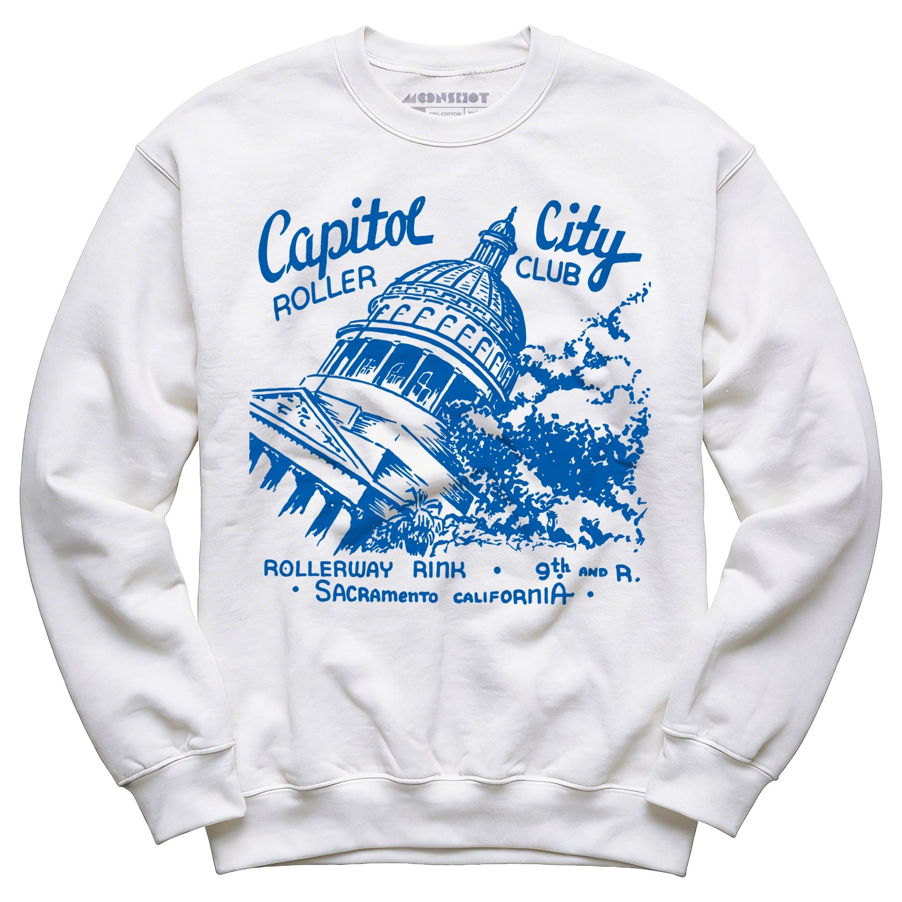 Capitol City Roller Club - Sacramento, CA - Vintage Roller Rink - Unisex Sweatshirt