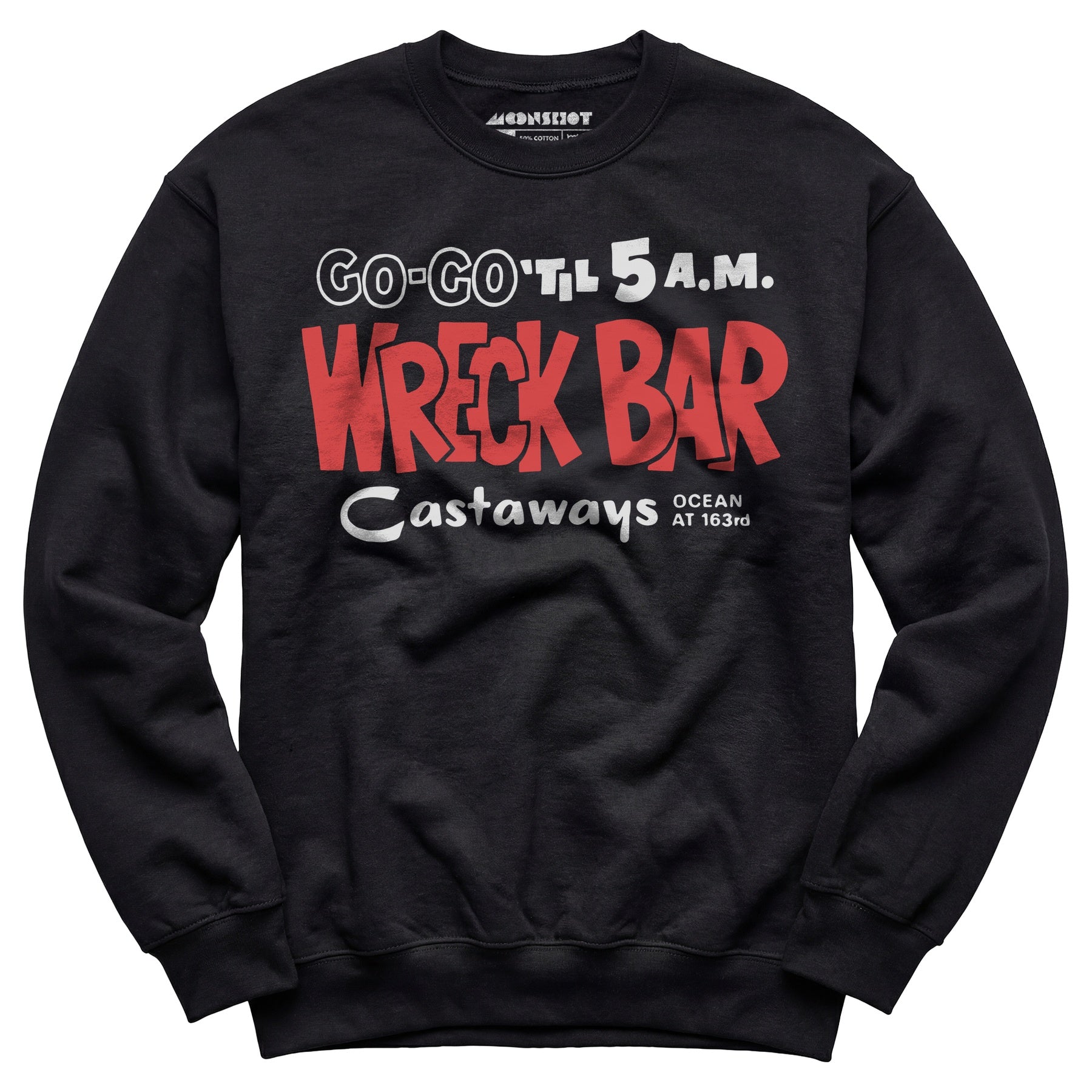 Castaways Motel Wreck Bar - Miami, FL - Vintage Tiki Bar - Unisex Sweatshirt