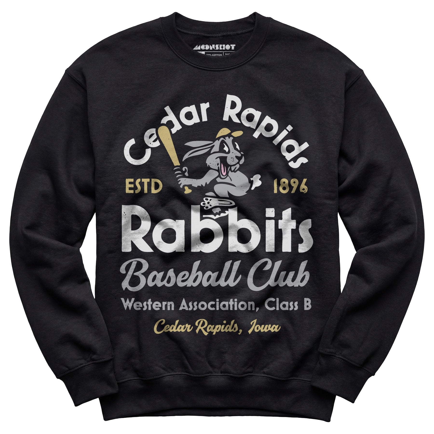 Cedar Rapids Rabbits - Iowa - Vintage Defunct Baseball Teams - Unisex Sweatshirt