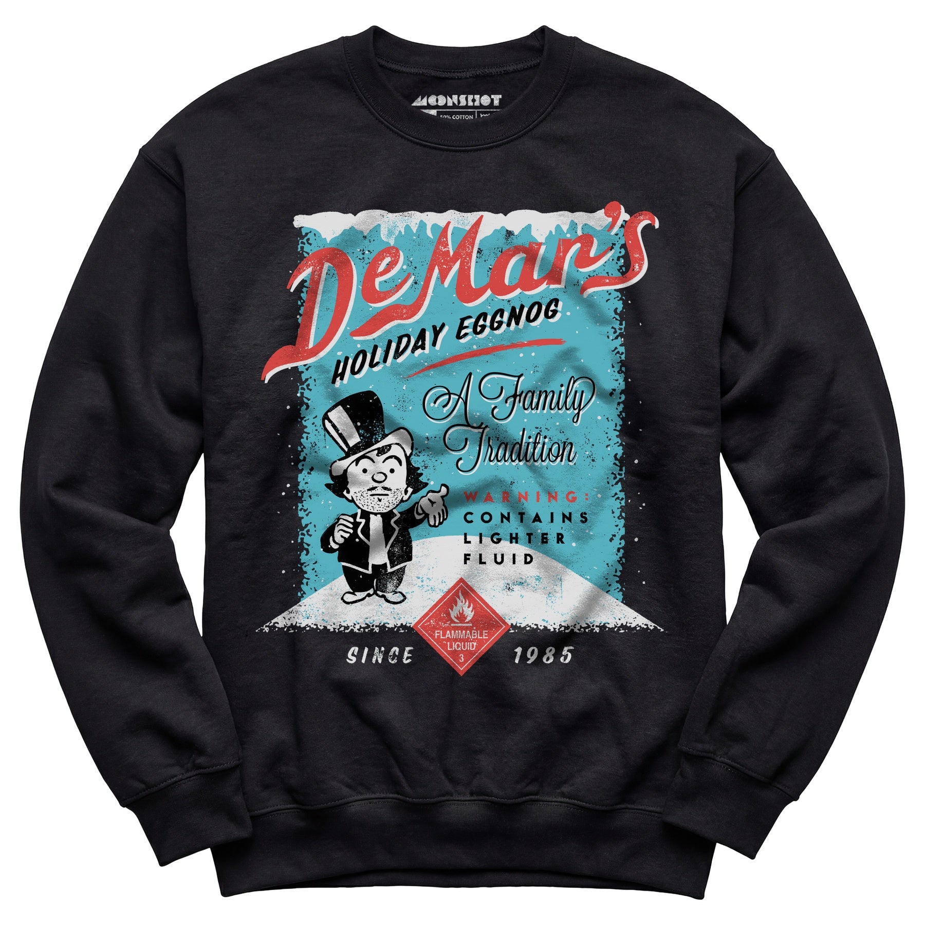 Charles DeMar's Eggnog with Lighter Fluid - Unisex Sweatshirt