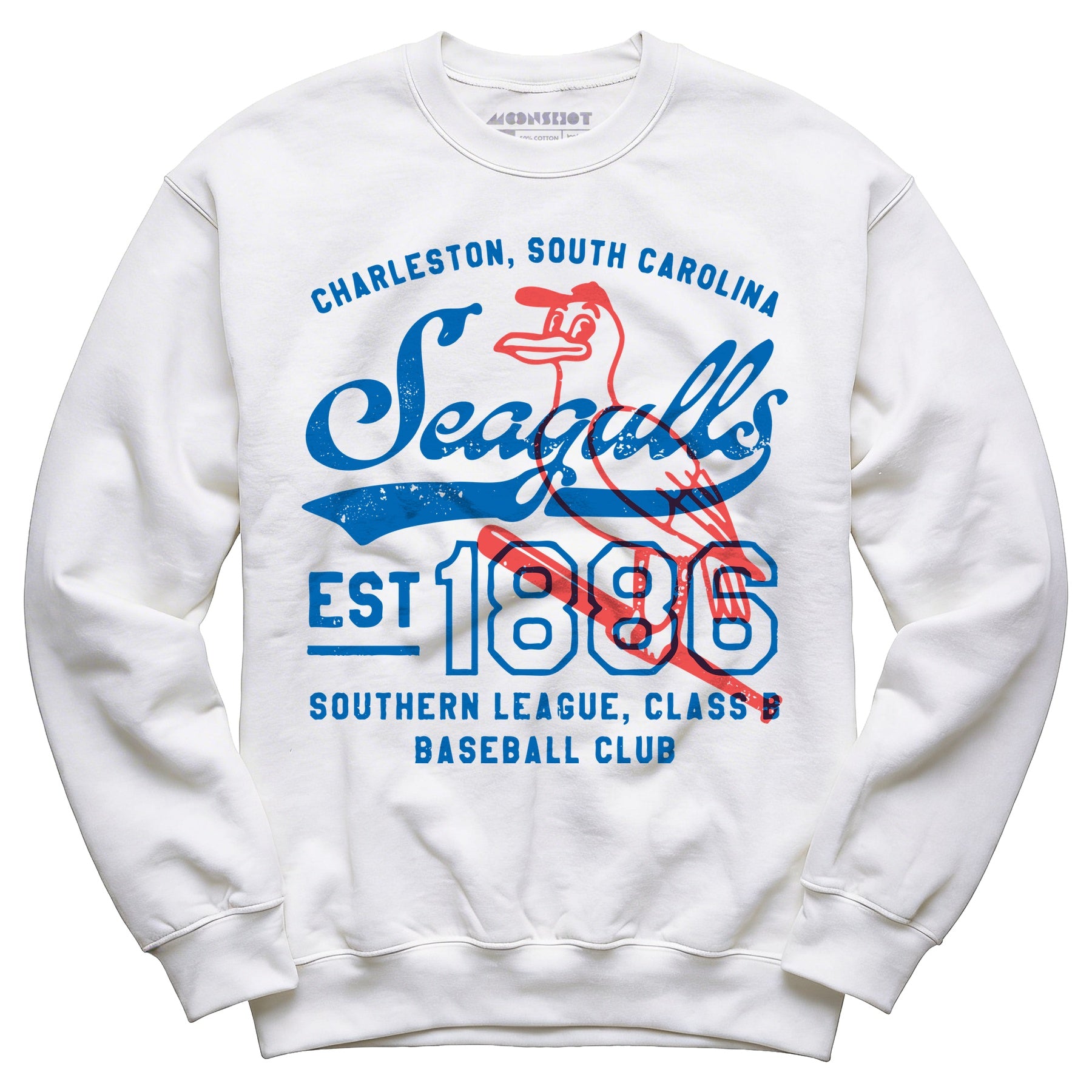 Charleston Seagulls - South Carolina - Vintage Defunct Baseball Teams - Unisex Sweatshirt